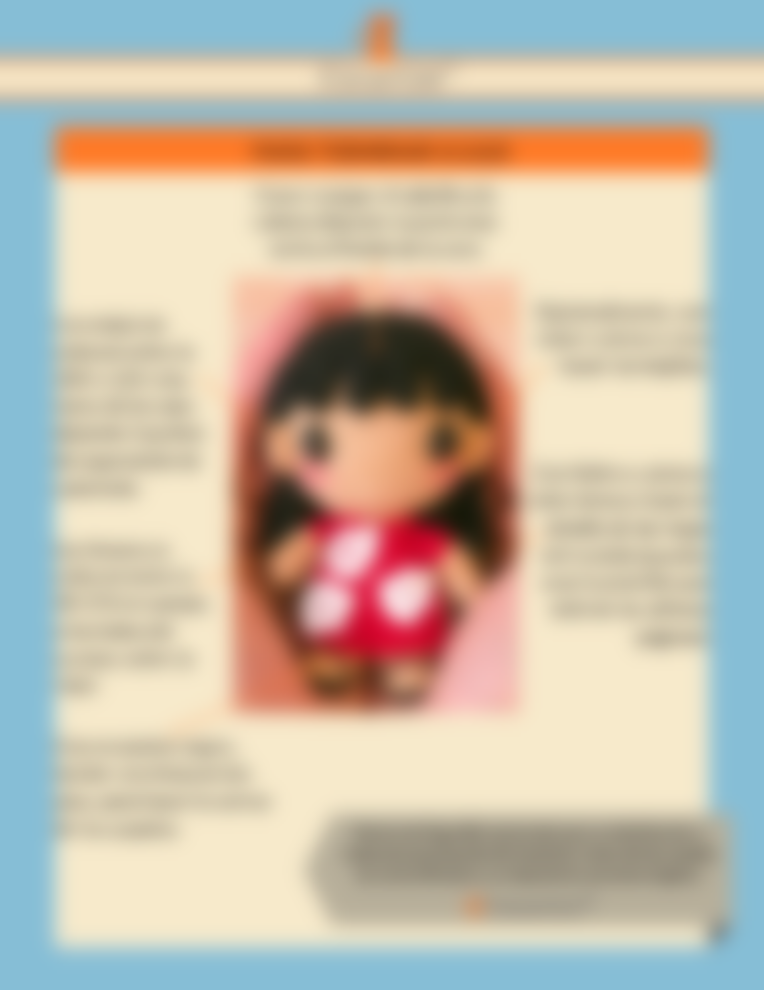 AMIGURUMI PATTERN Lilo in Stitch costume - PDF - English
