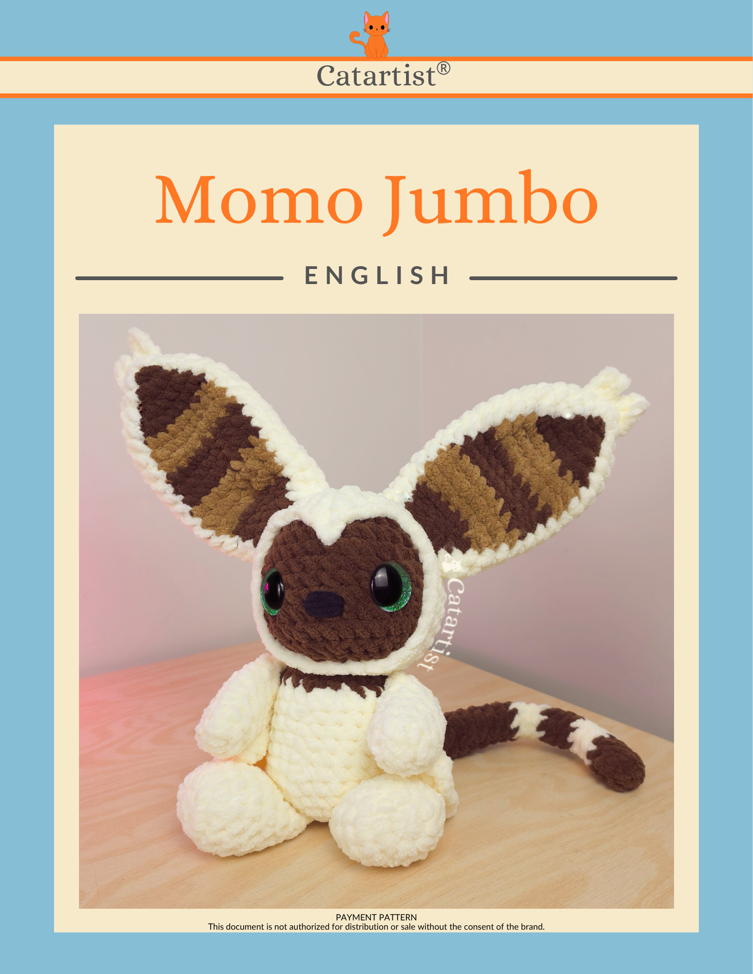 Momo Jumbo CROCHET PATTERN - Amigurumi - PDF - English