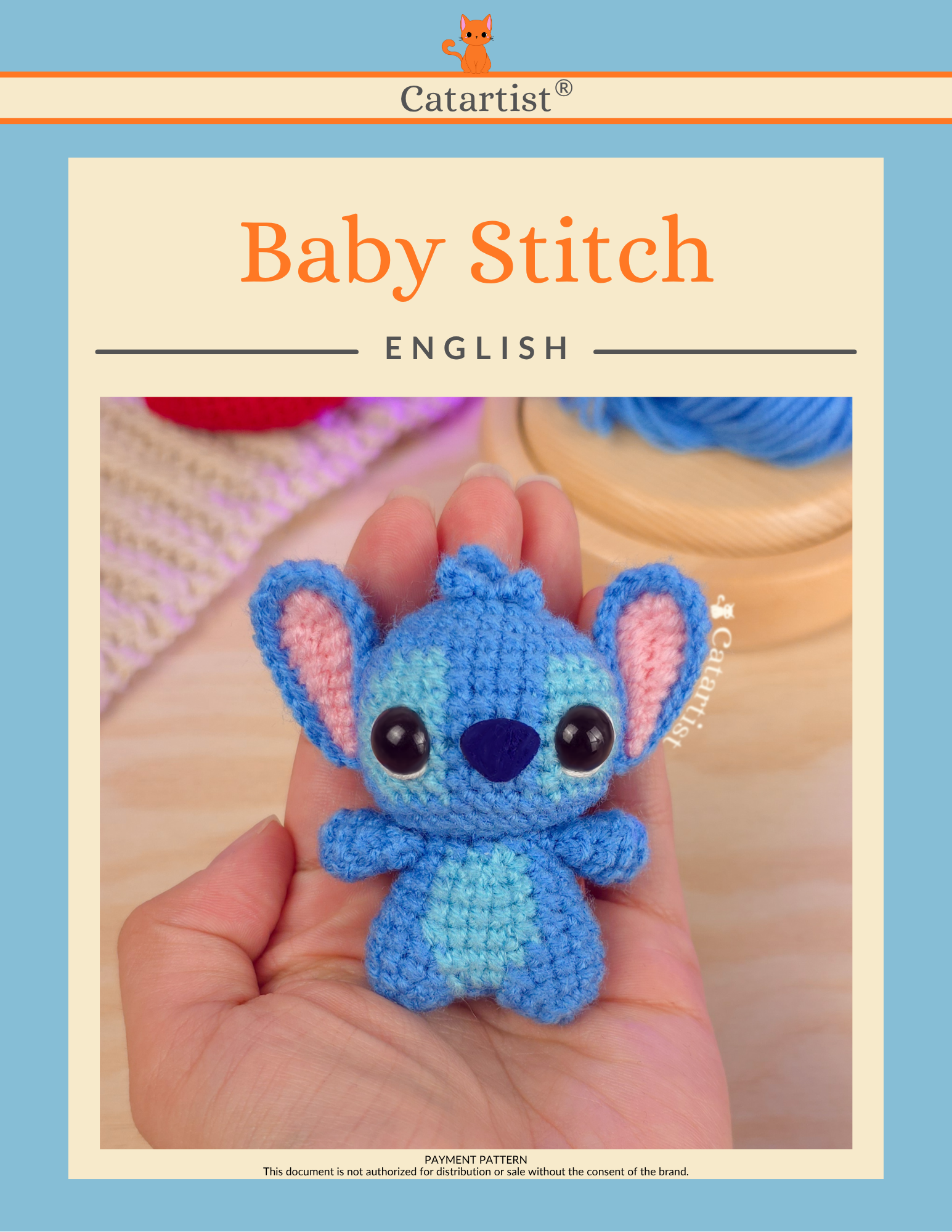 Mini Stitch CROCHET PATTERN - Amigurumi - PDF - English