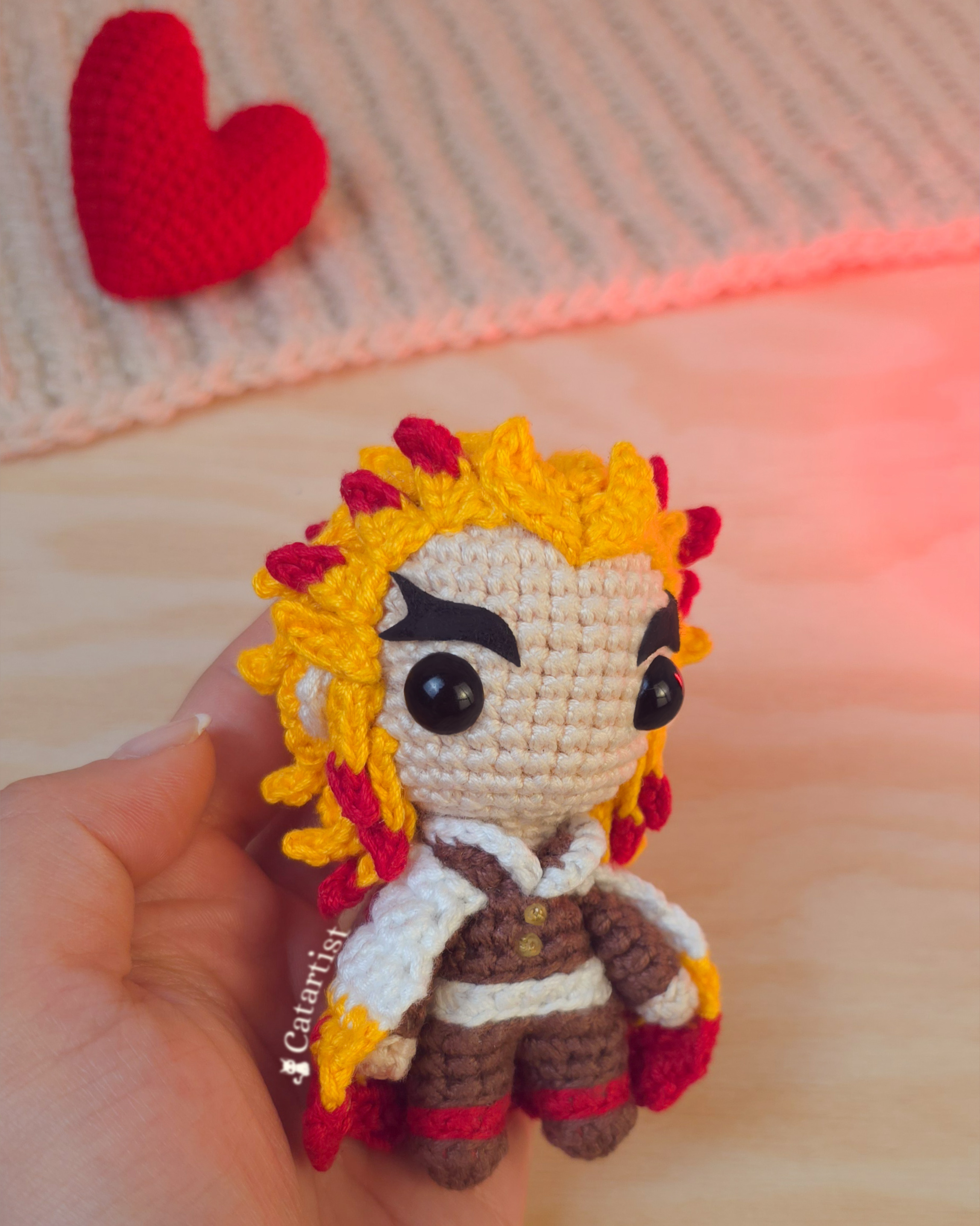 Kyojuro Rengoku CROCHET PATTERN - Amigurumi - PDF - Español