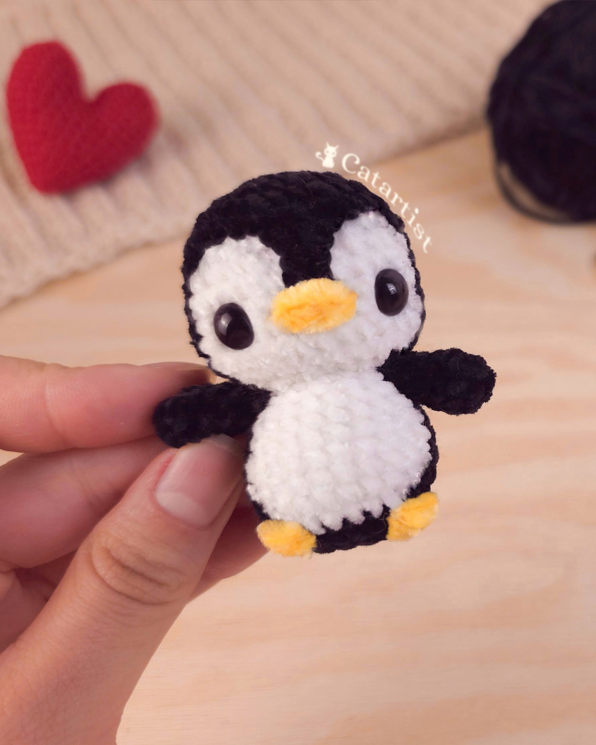 Mini Pingüino CROCHET PATTERN - Amigurumi - PDF - Español
