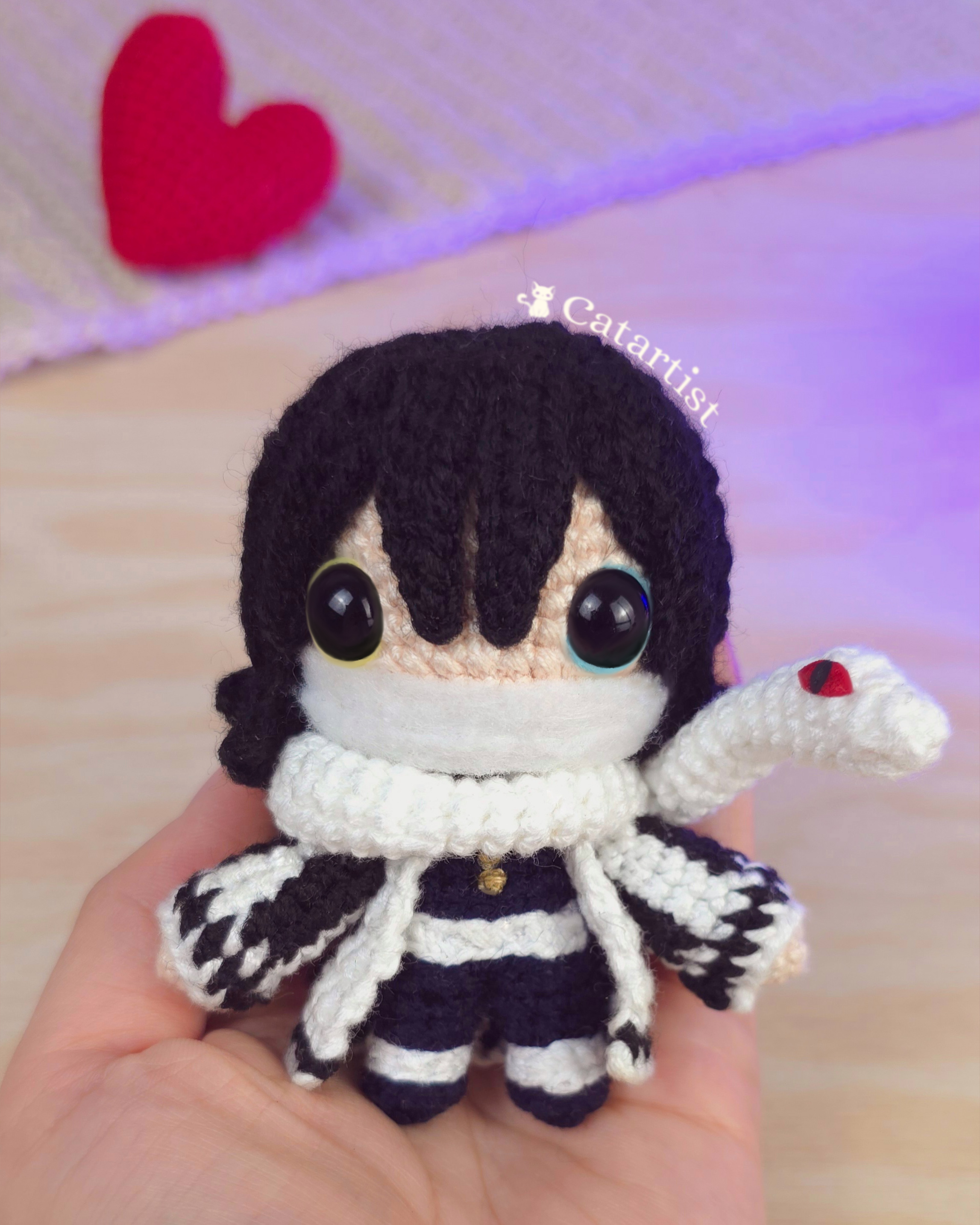 Iguro Obanai CROCHET PATTERN - Amigurumi - PDF - English