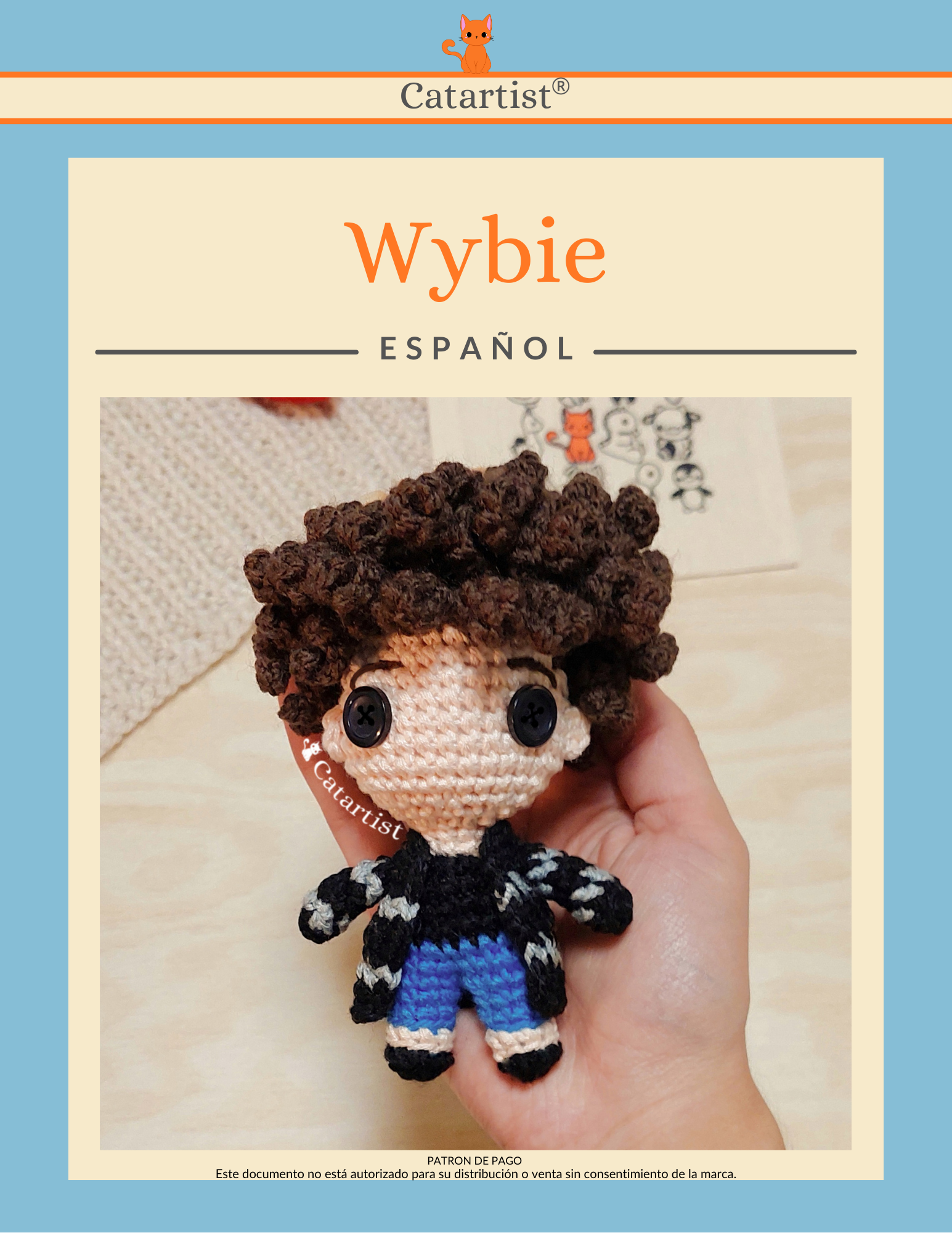 Wybie de Coraline AMIGURUMI PATTERN - PDF - Español