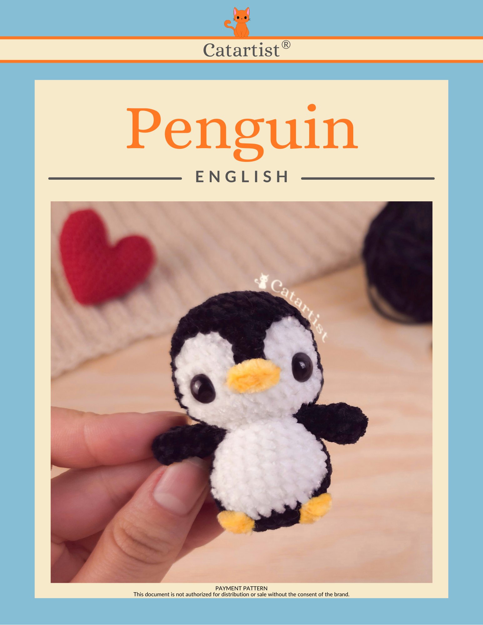 Little Penguin CROCHET PATTERN - Amigurumi - PDF - English