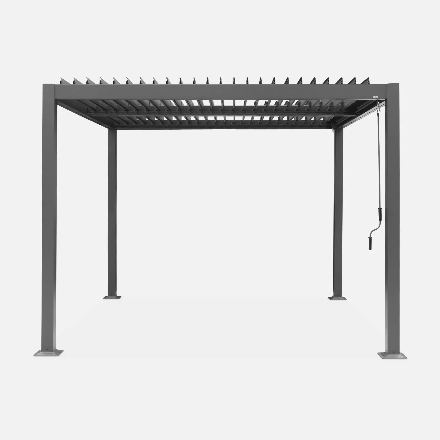 PERGOLA BIOCLIMATIQUE ALU ET ACIER MANUEL