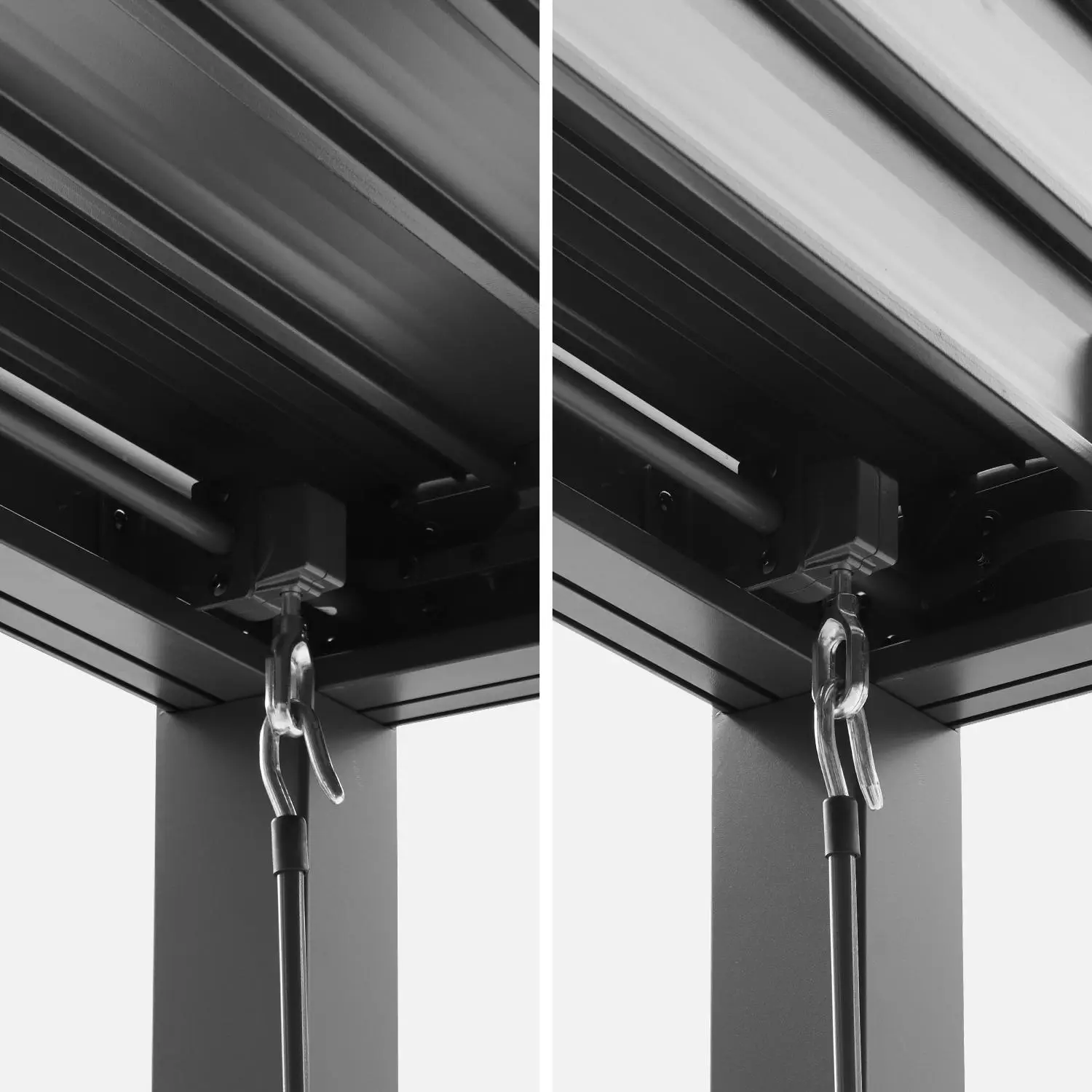 PERGOLA BIOCLIMATIQUE ALU ET ACIER MANUEL