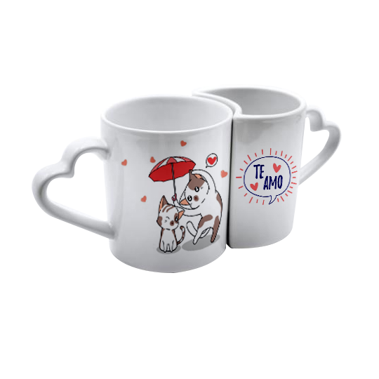 Taza Pareja asa corazon