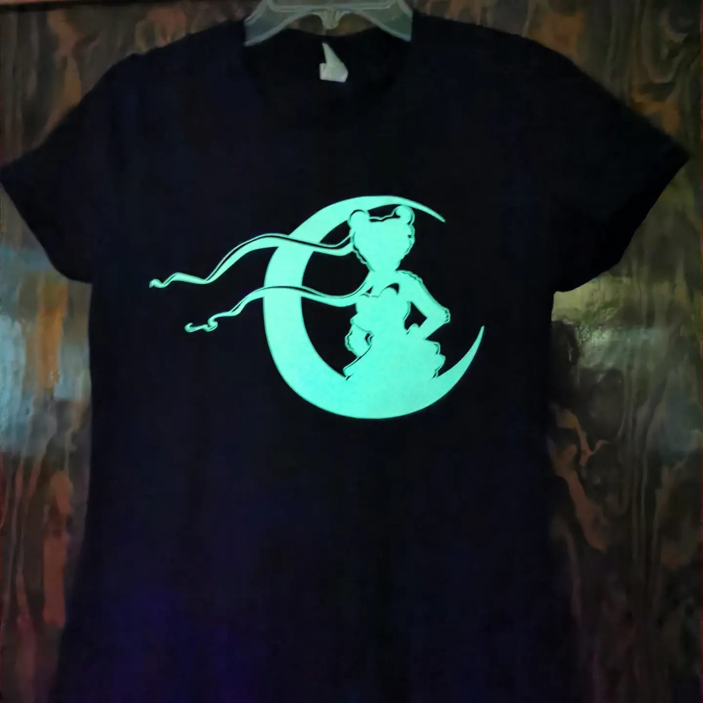Playera Vinil luminiscente