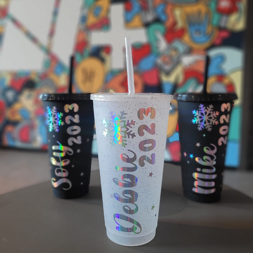 Vaso Conico con Popote
