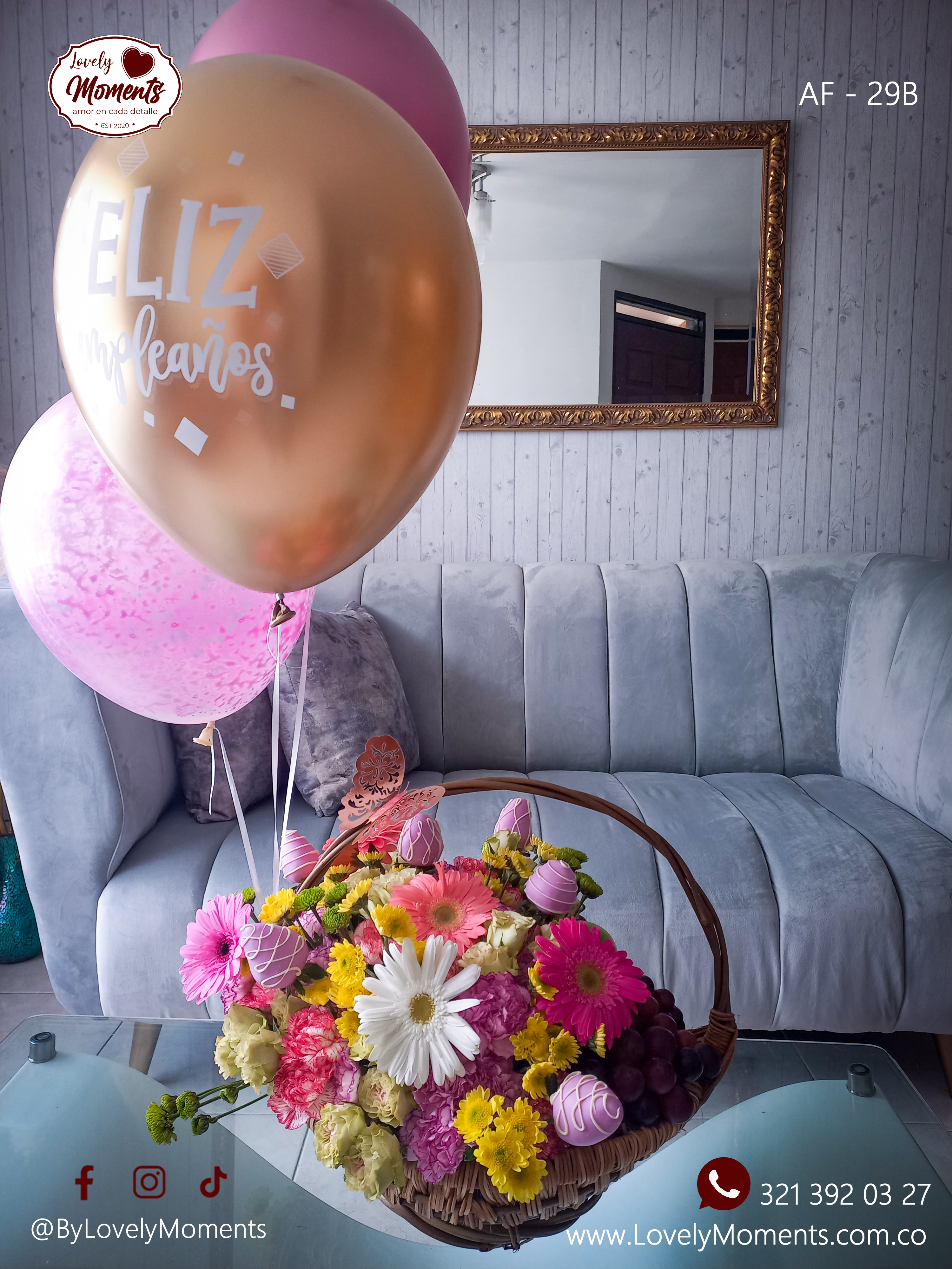 Arreglo Floral Frescura | Arreglos con frutas Pereira