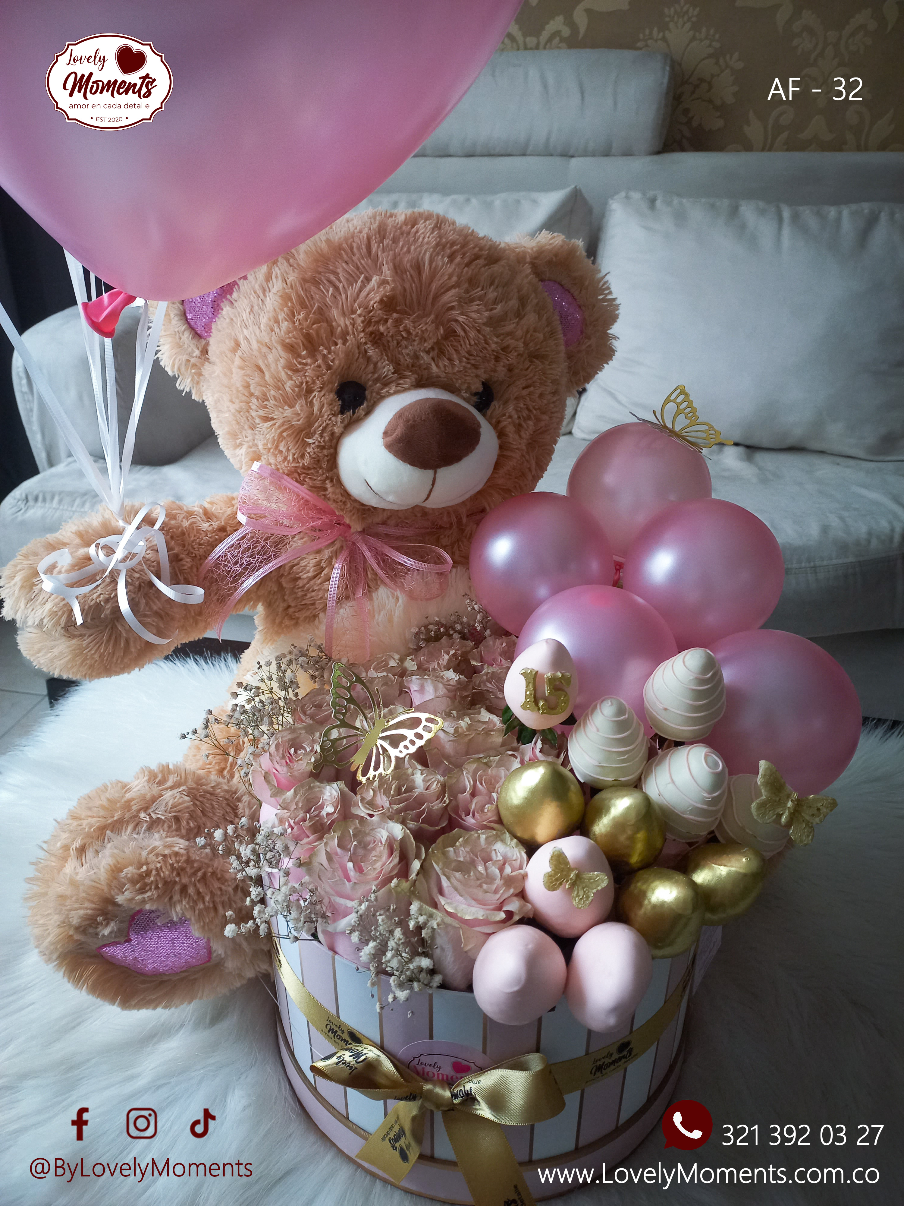 Arreglo Floral Dulces 15 | Regalos de 15 años
