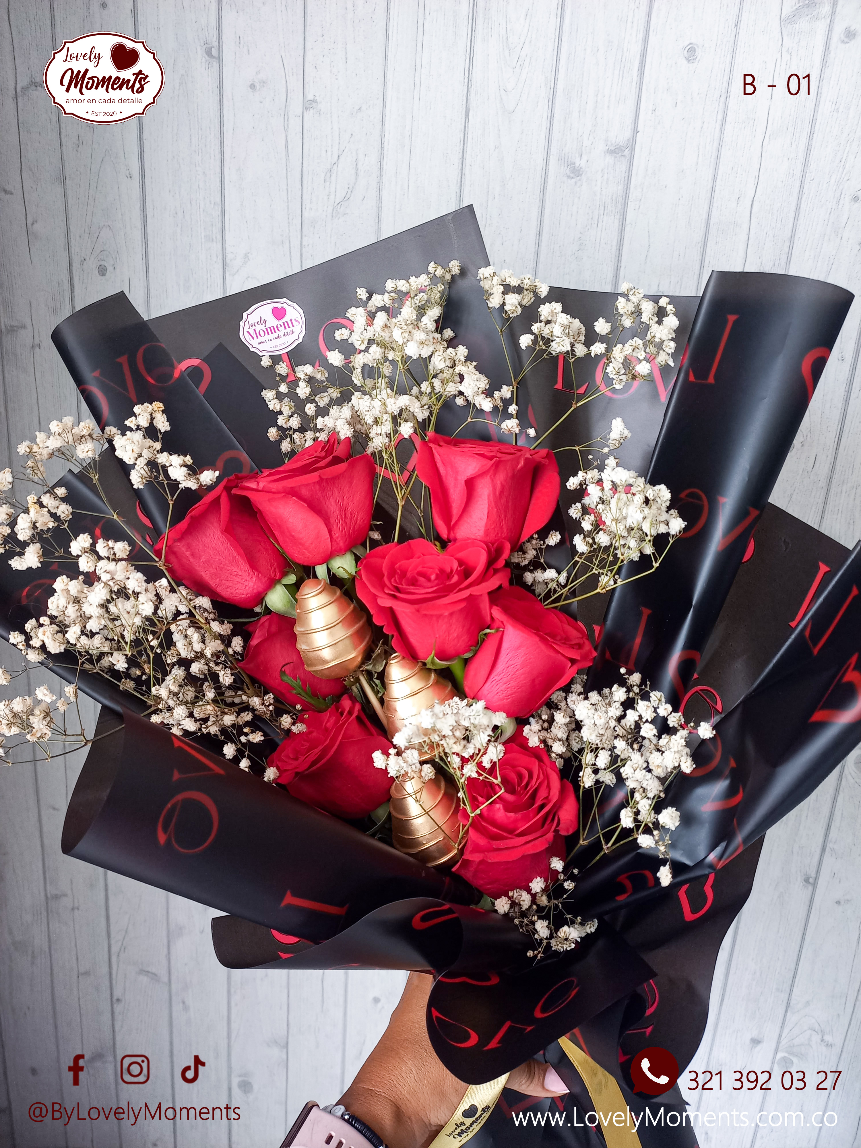 Bouquet de Rosas Touch | Rosas Pereira