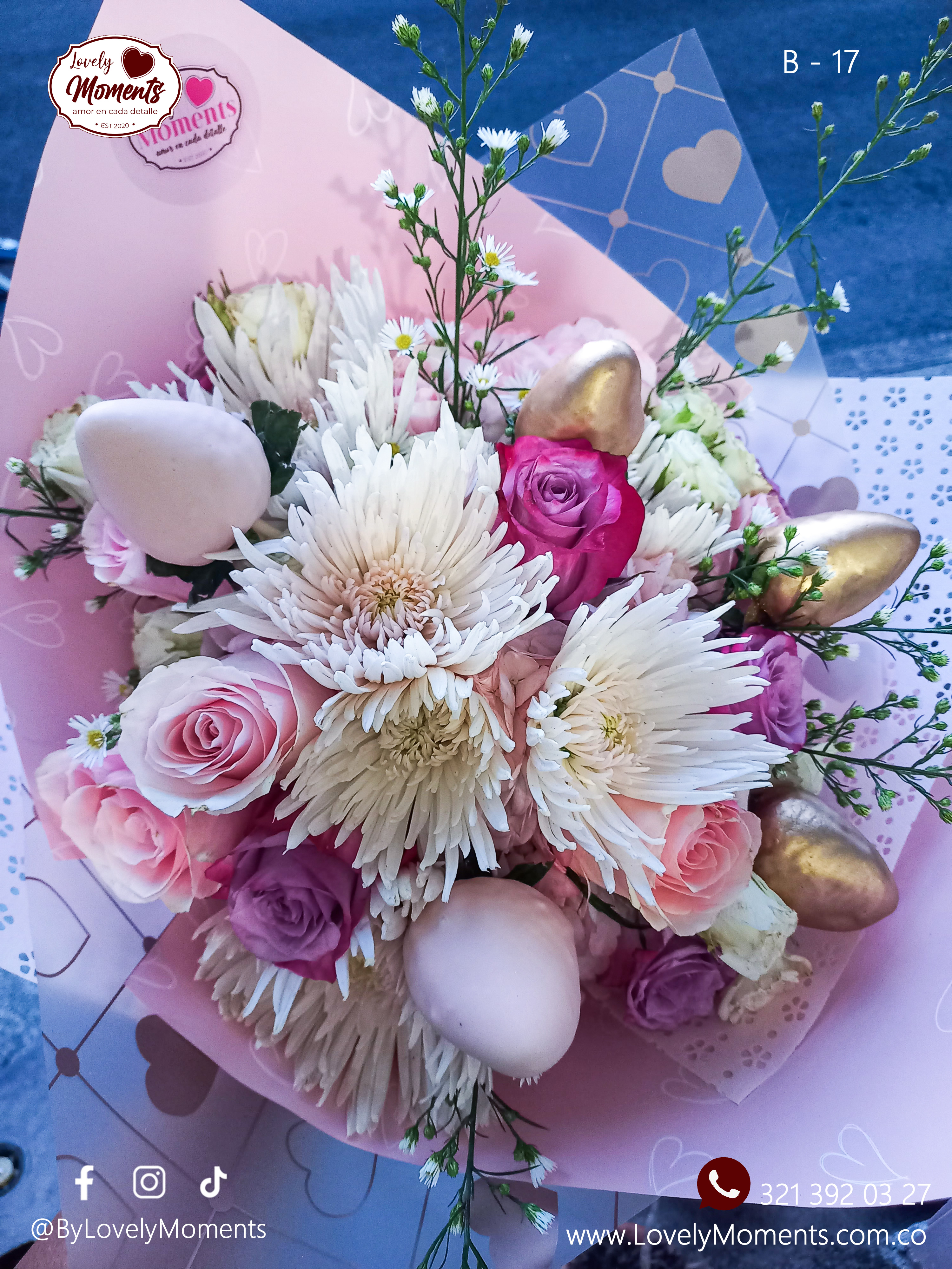 Bouquet Arcoíris | Ramos de Flores elegantes Pereira