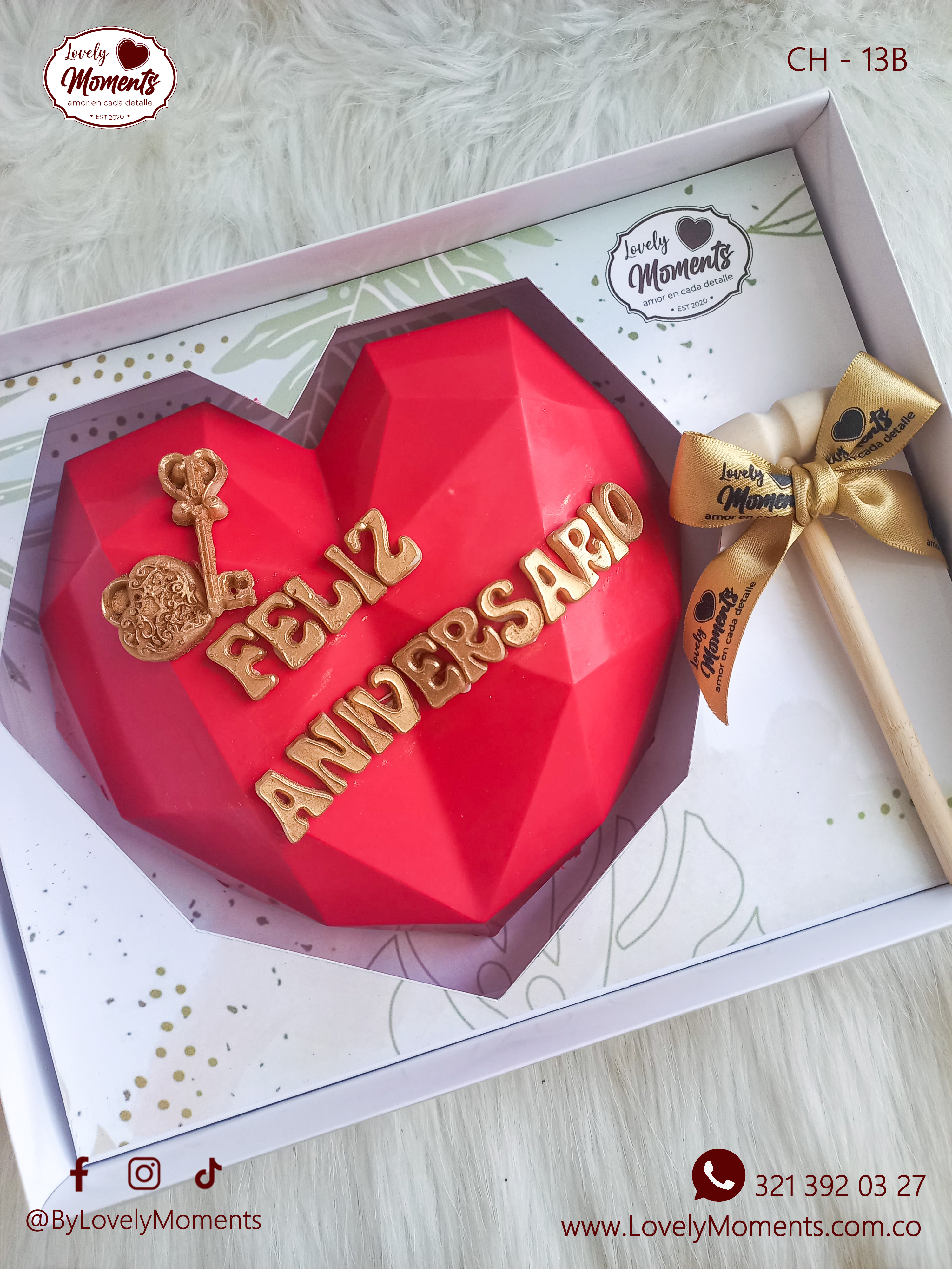 Corazón Sorpresa de Chocolate en Pereira Dosquebradas