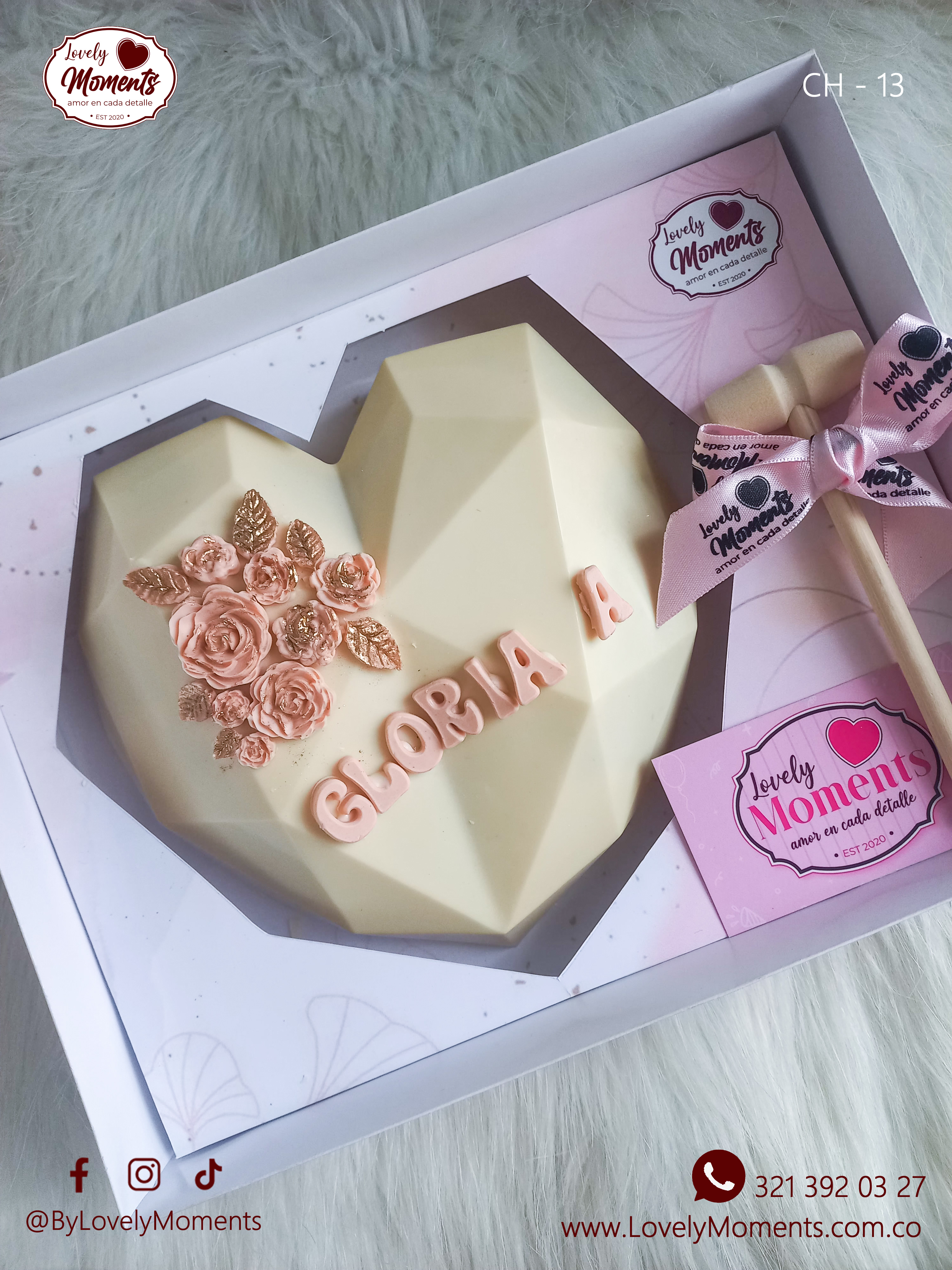 Corazón Sorpresa de Chocolate en Pereira Dosquebradas