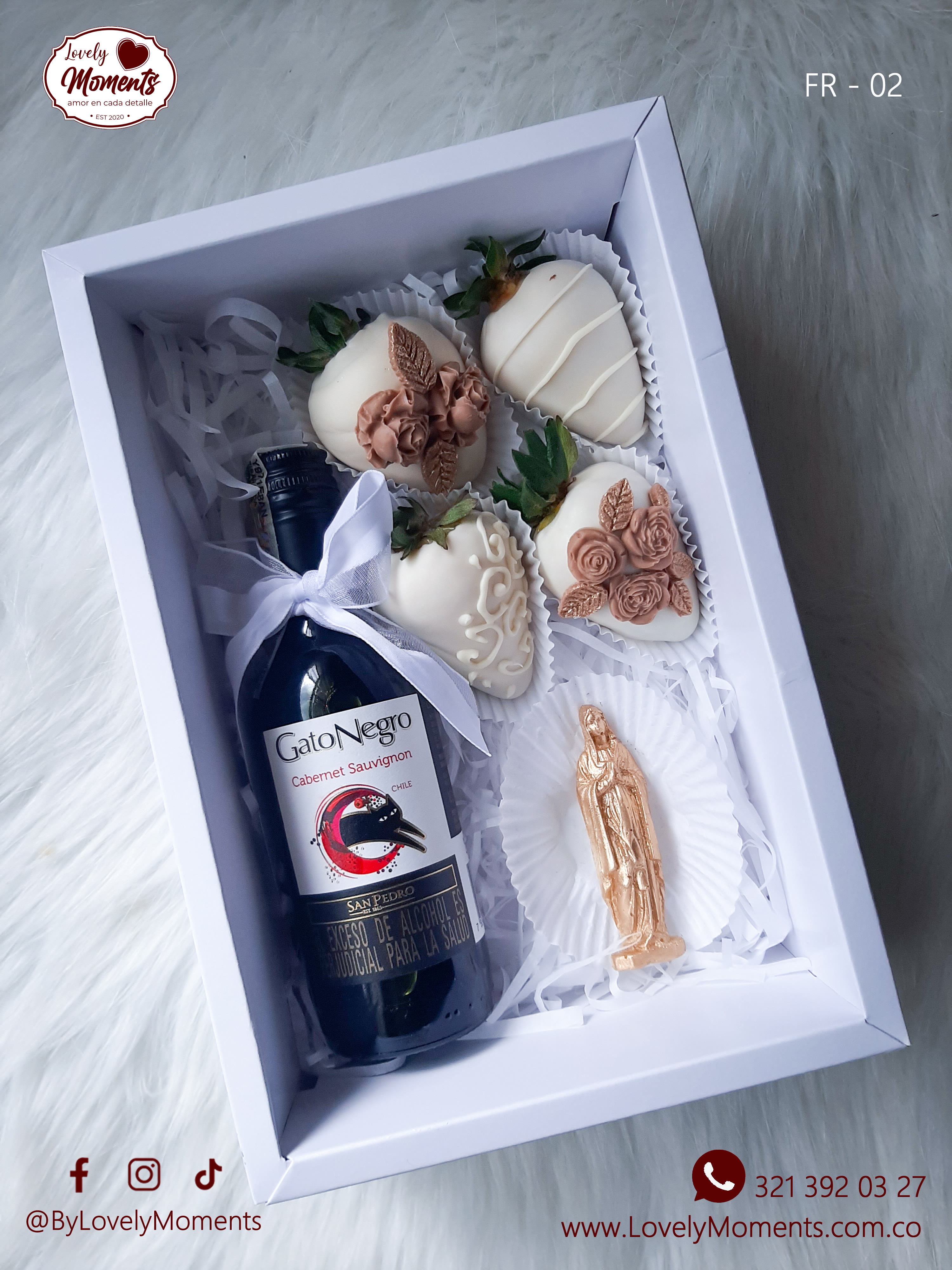 Caja de fresas recubiertas de chocolate Aleluya | Flores y Regalos Pereira