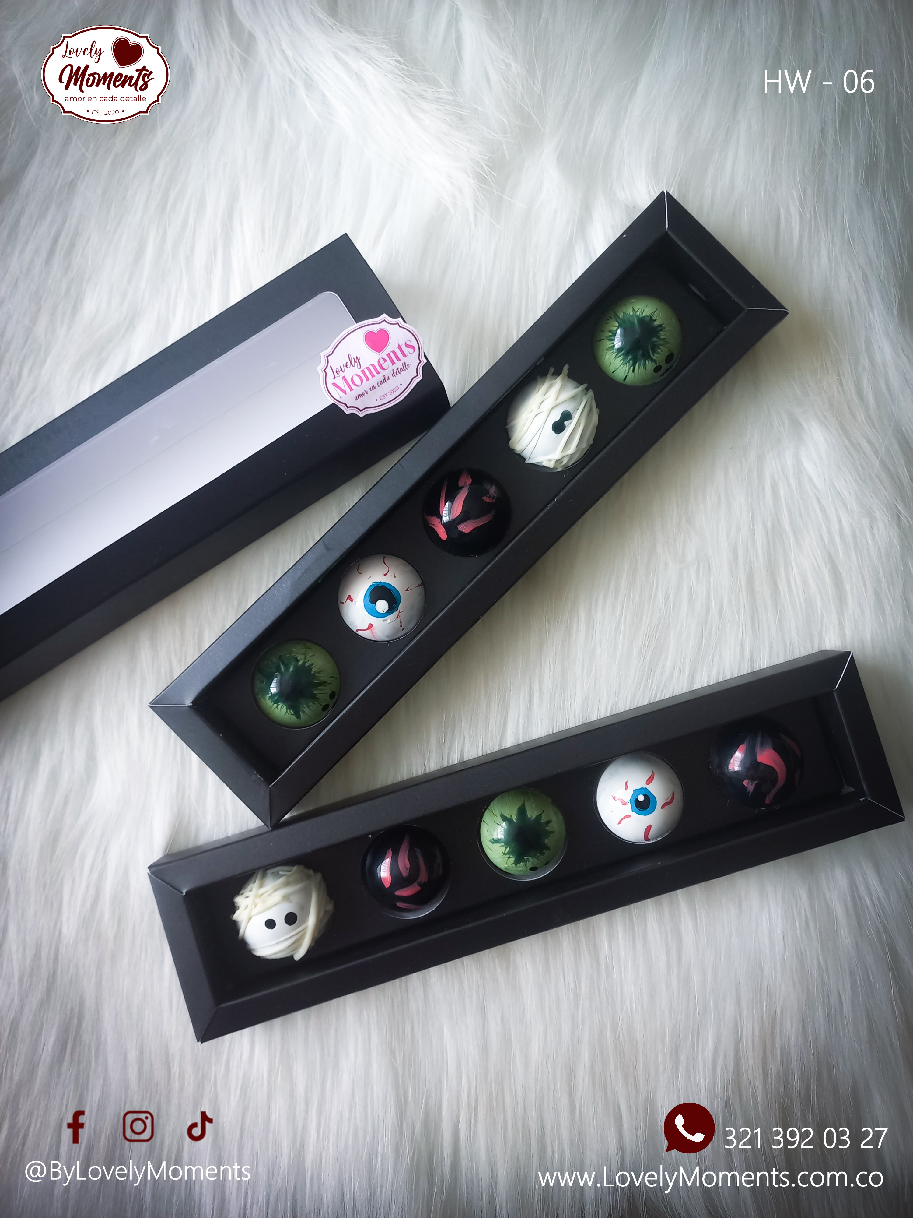 Bombones Tenebrosos Lovely | Chocolates de Halloween