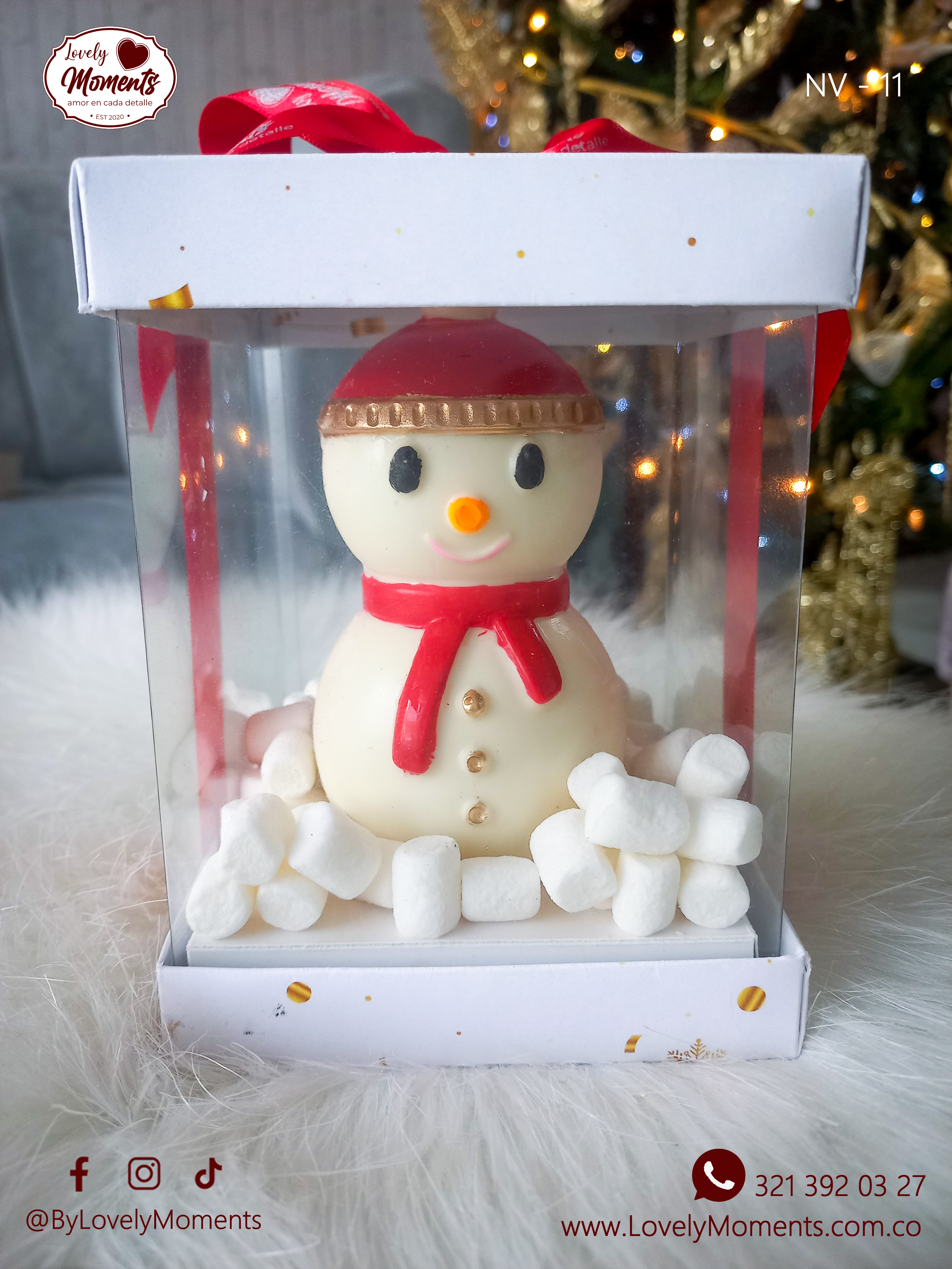 Muñeco de Nieve de Chocolate | Sorpresa Navideña