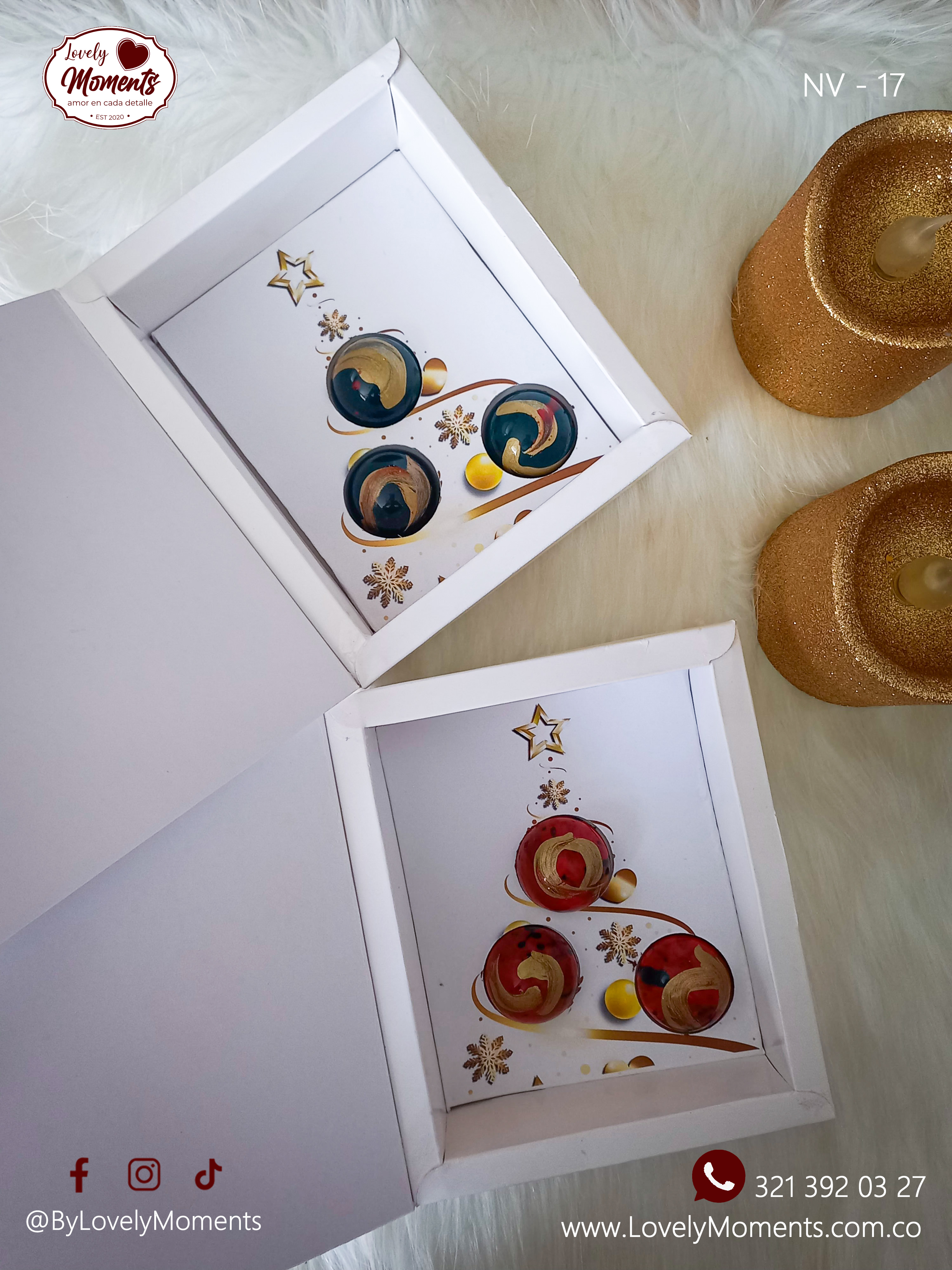 Caja de Bombones Jo Jo Jo x 3 Unidades | Regalos Navideños
