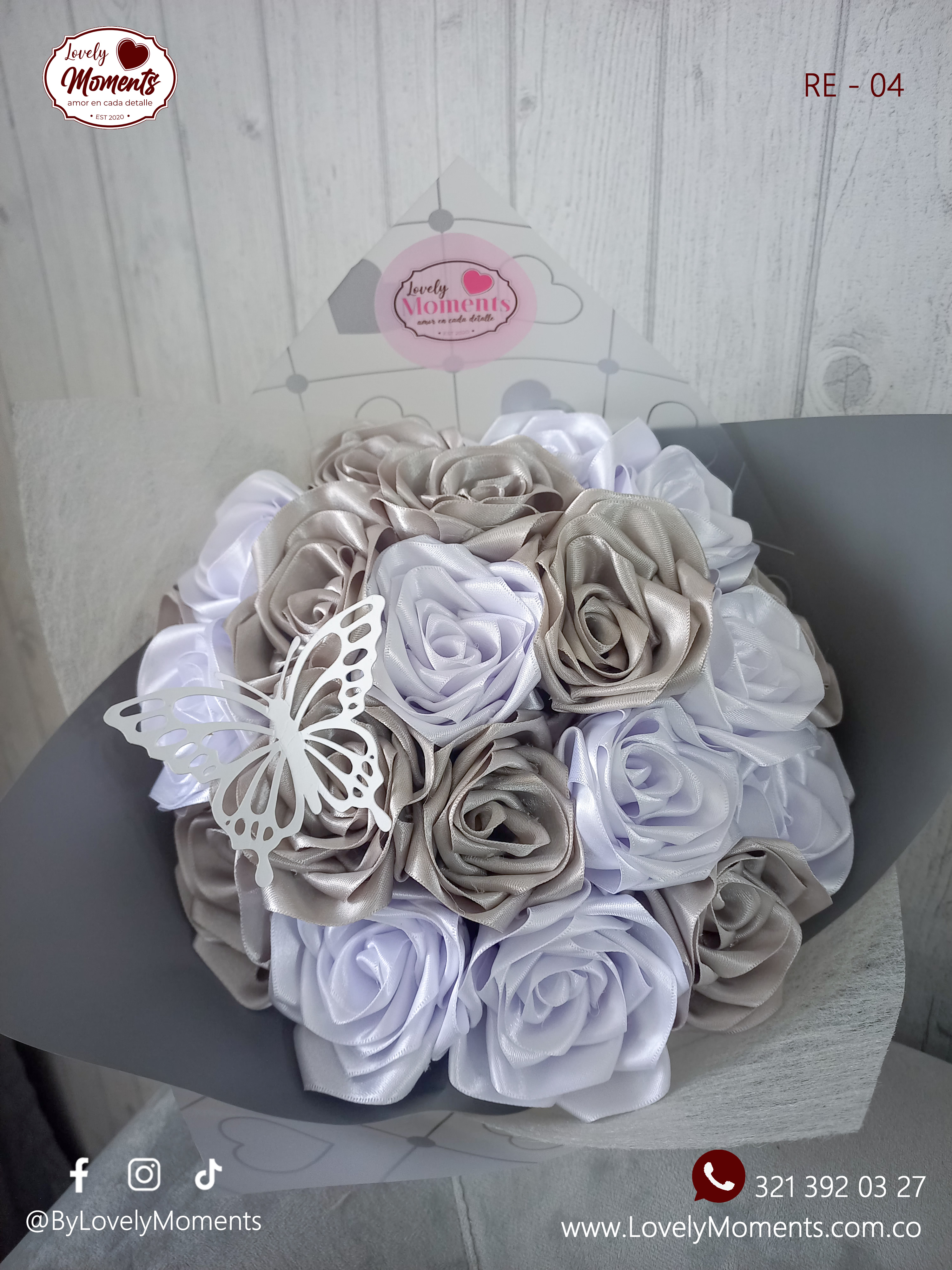 Bouquet Premium de Rosas Eternas | Floristería Pereira