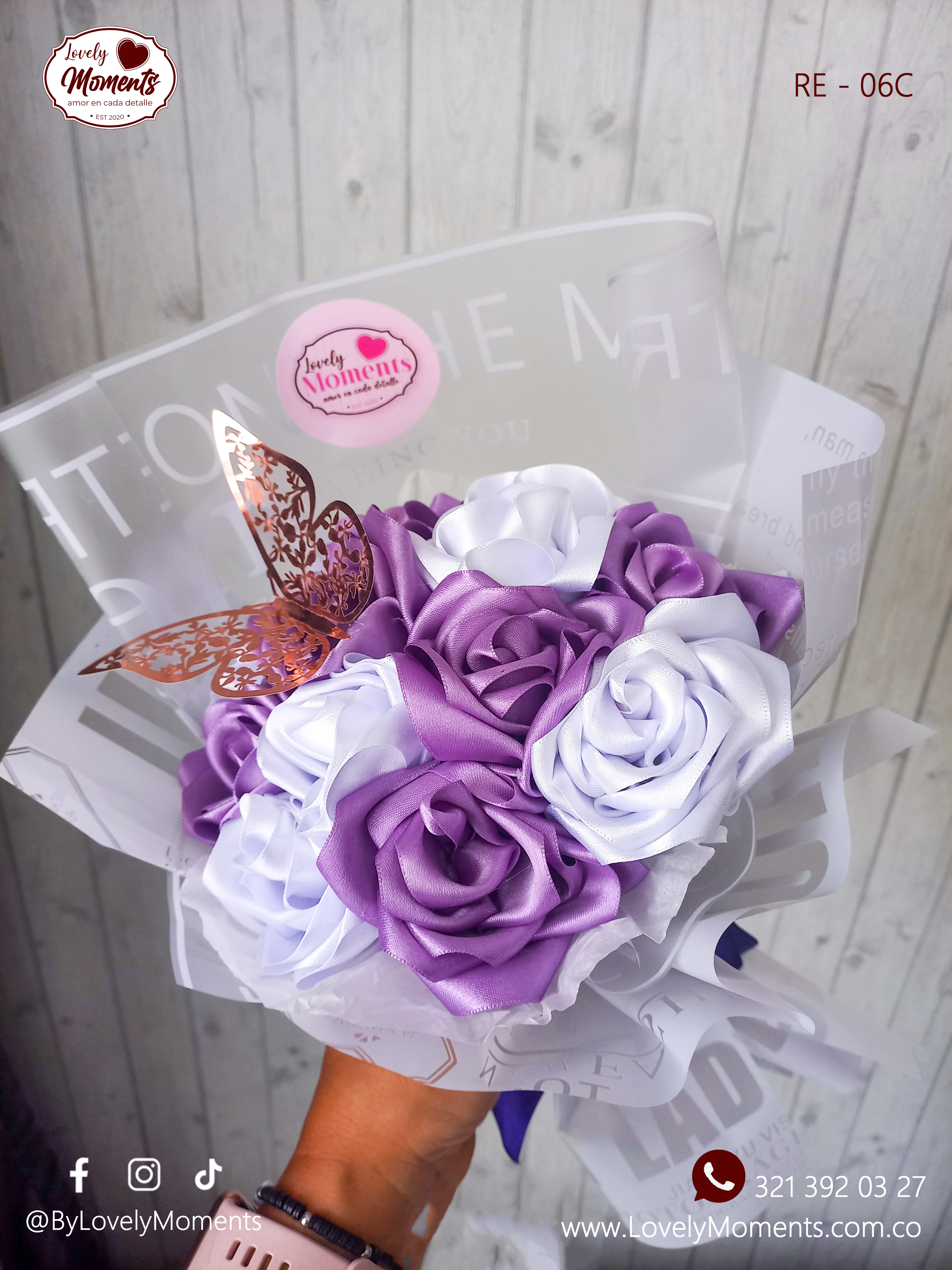 Bouquet Mini de Rosas Eternas | Flores a domicilio