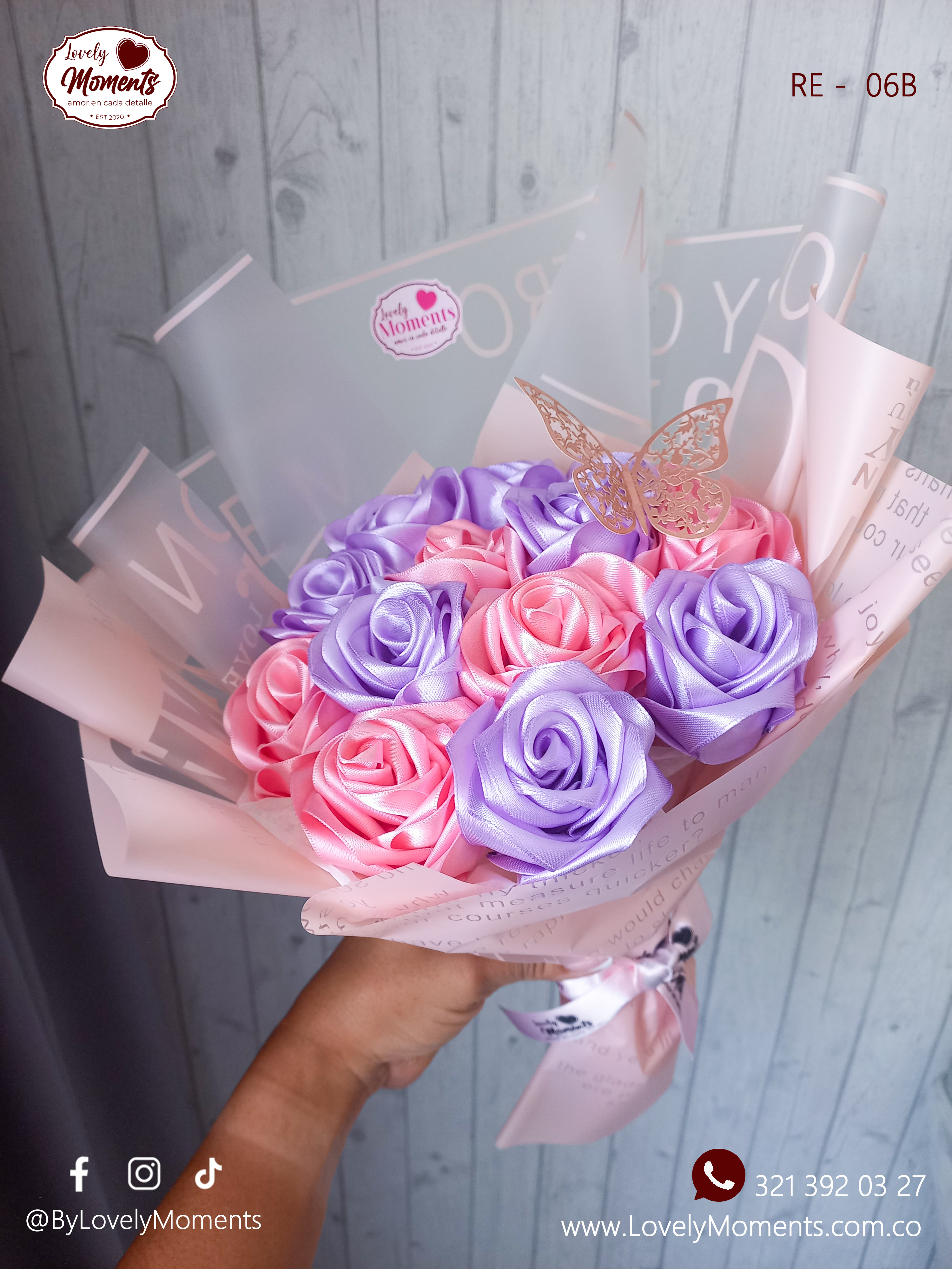 Bouquet Mini de Rosas Eternas | Flores a domicilio