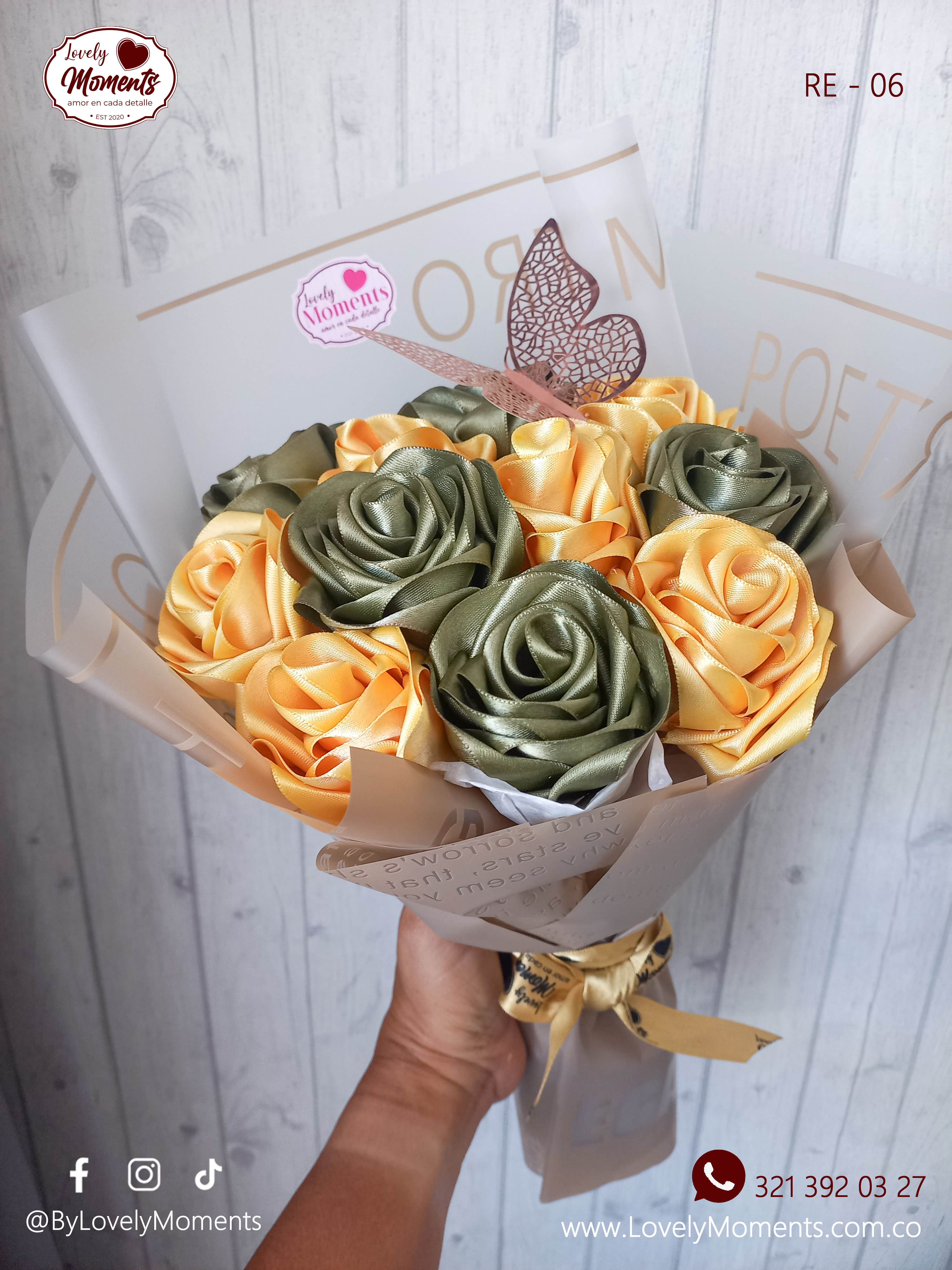 Bouquet Mini de Rosas Eternas | Flores a domicilio