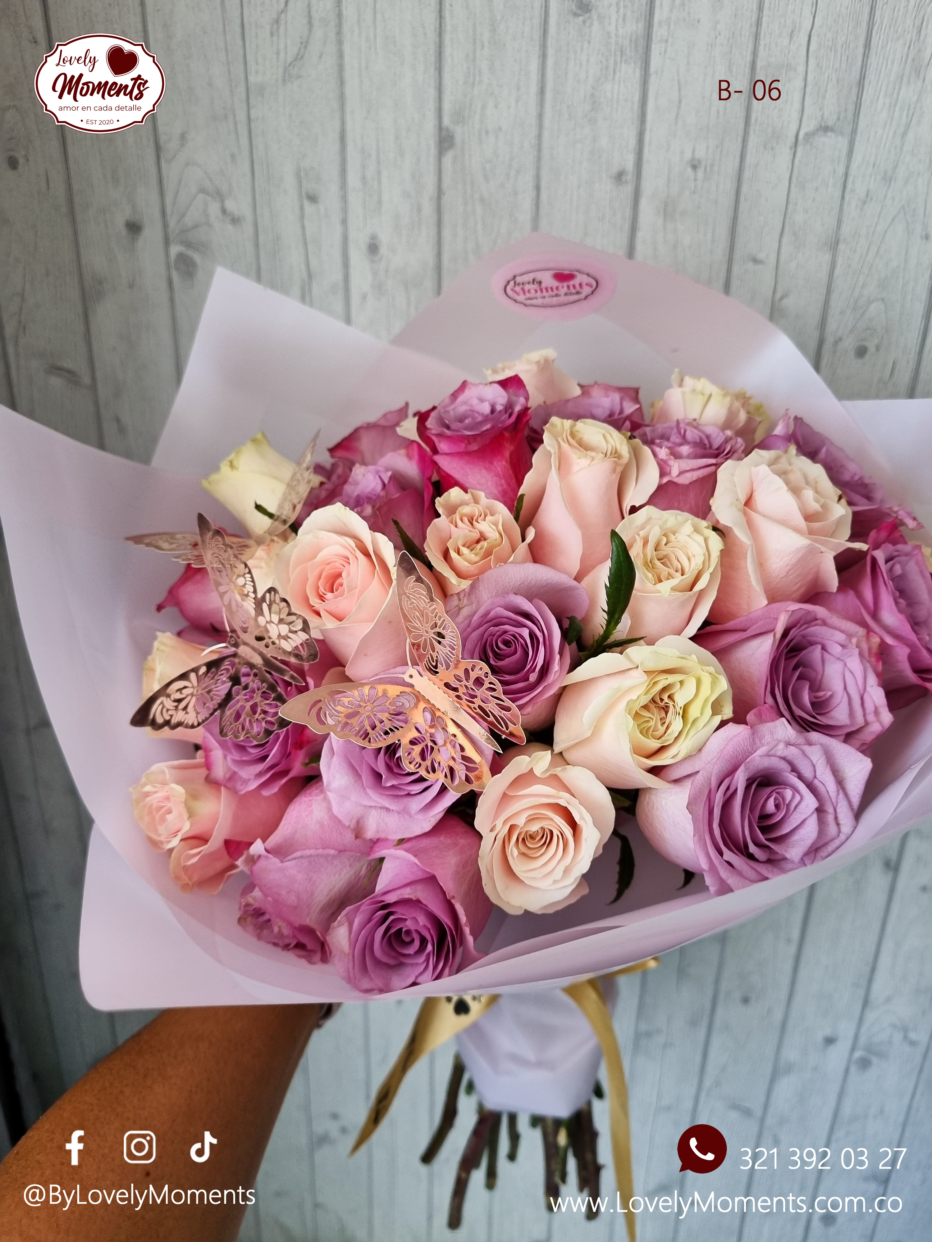 Ramo buchón Tentación | Floristería en Pereira 