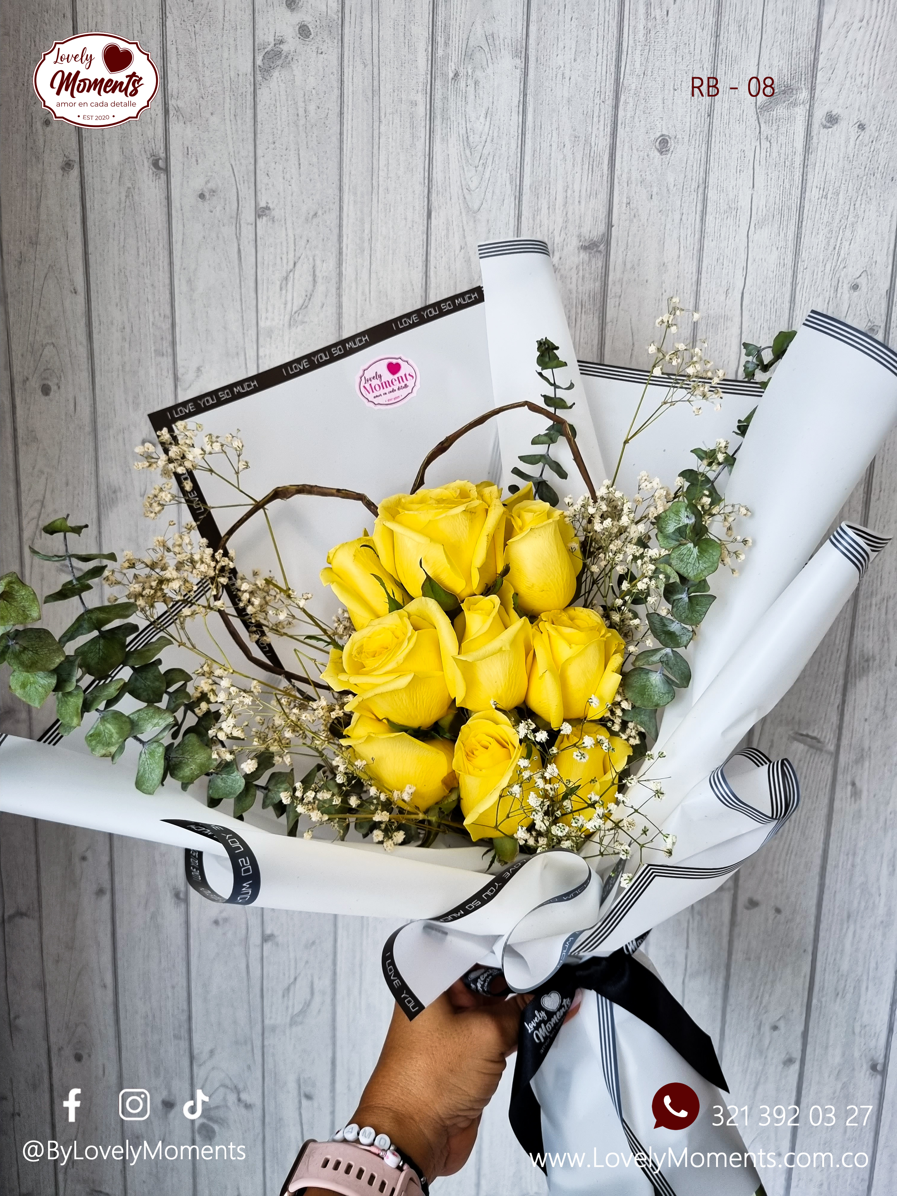 Bouquet Roma - Ramos buchones en Pereira y Dosquebradas