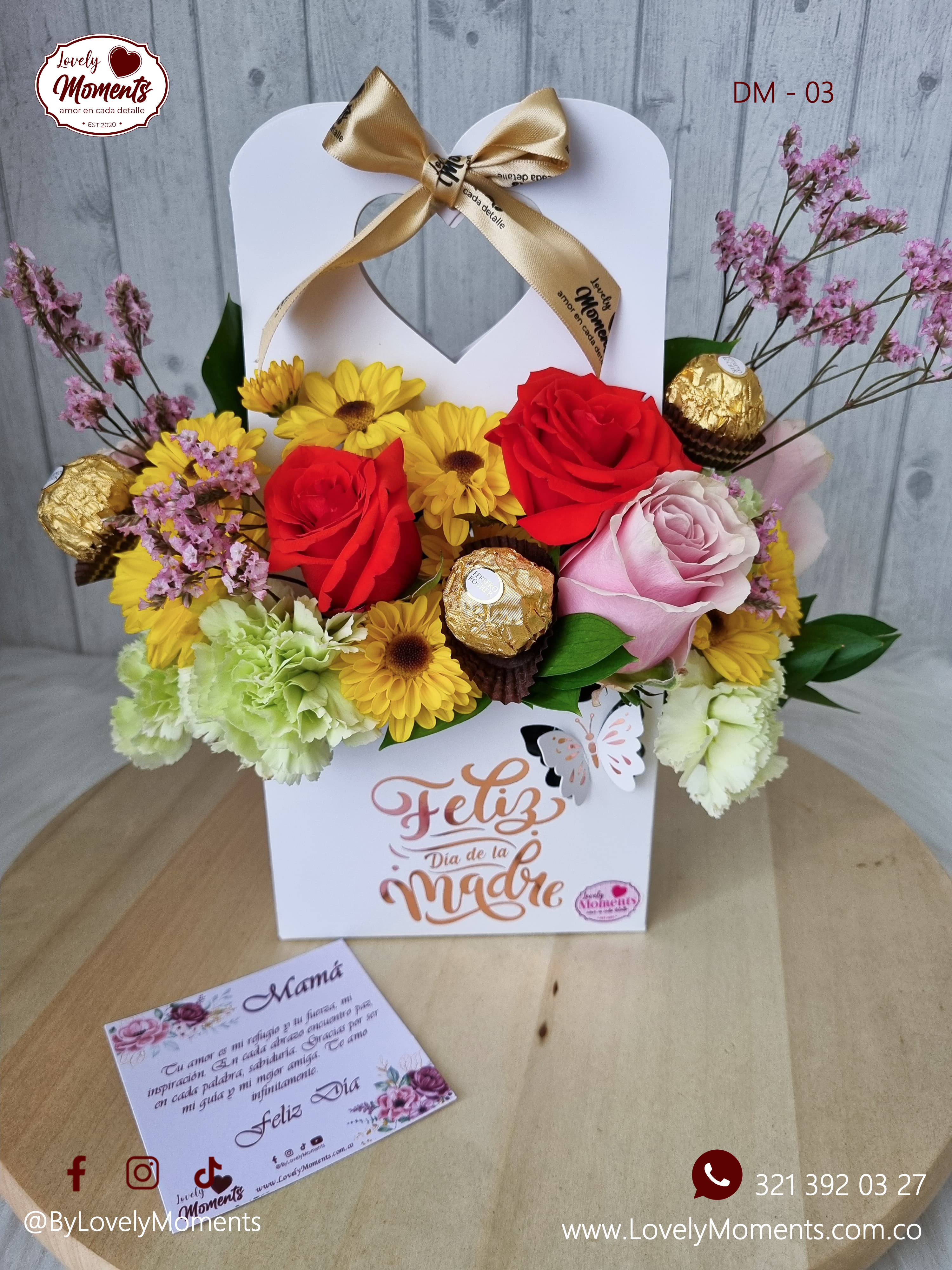 Arreglo Floral Mamá única - Flores en Pereira para el día de las madres 2024