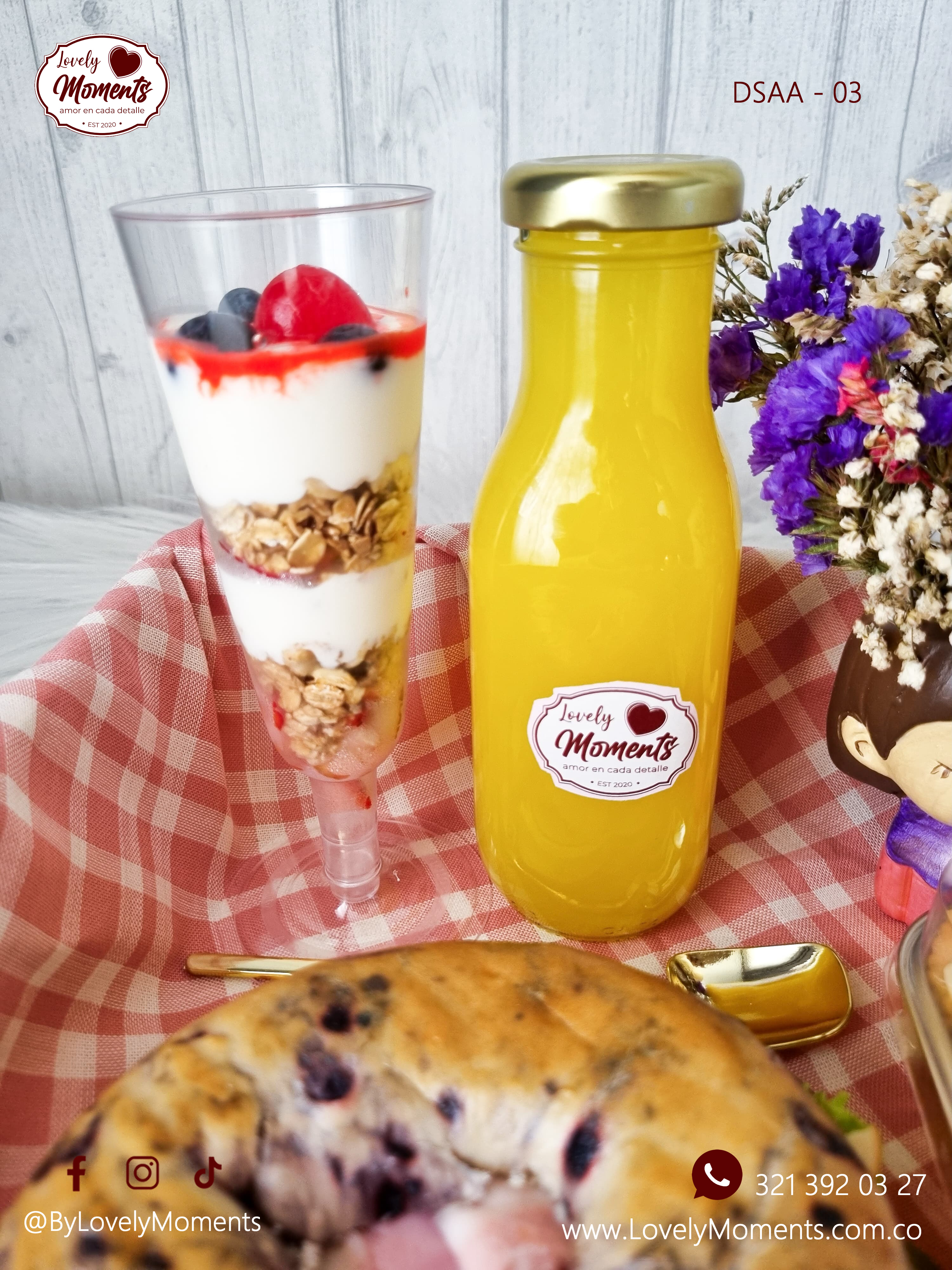 Desayuno Sorpresa para mujer en Pereira | Desayuno Lovely VIP