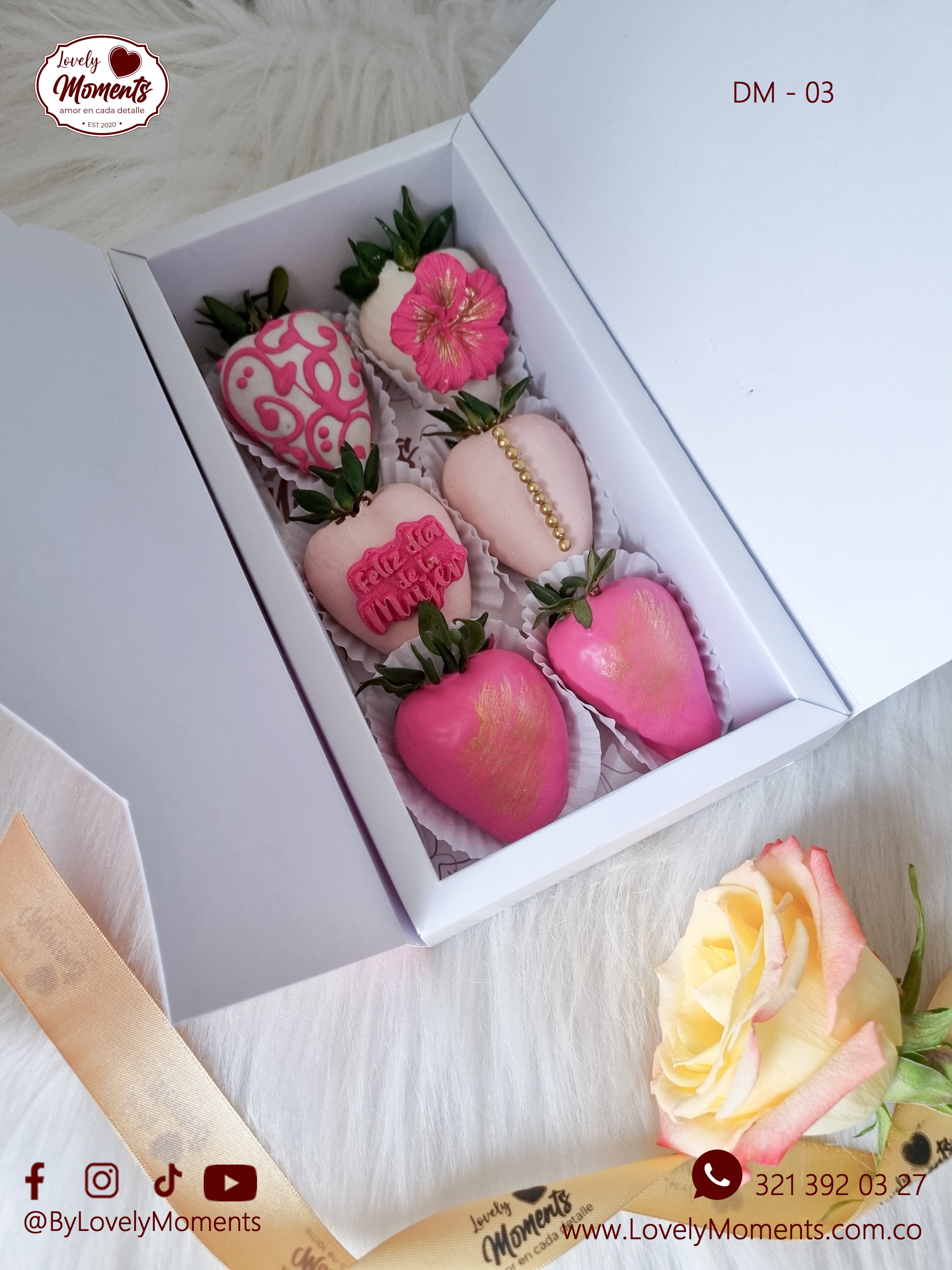 Caja de Fresas con Chocolate | Día de la Mujer en Pereira