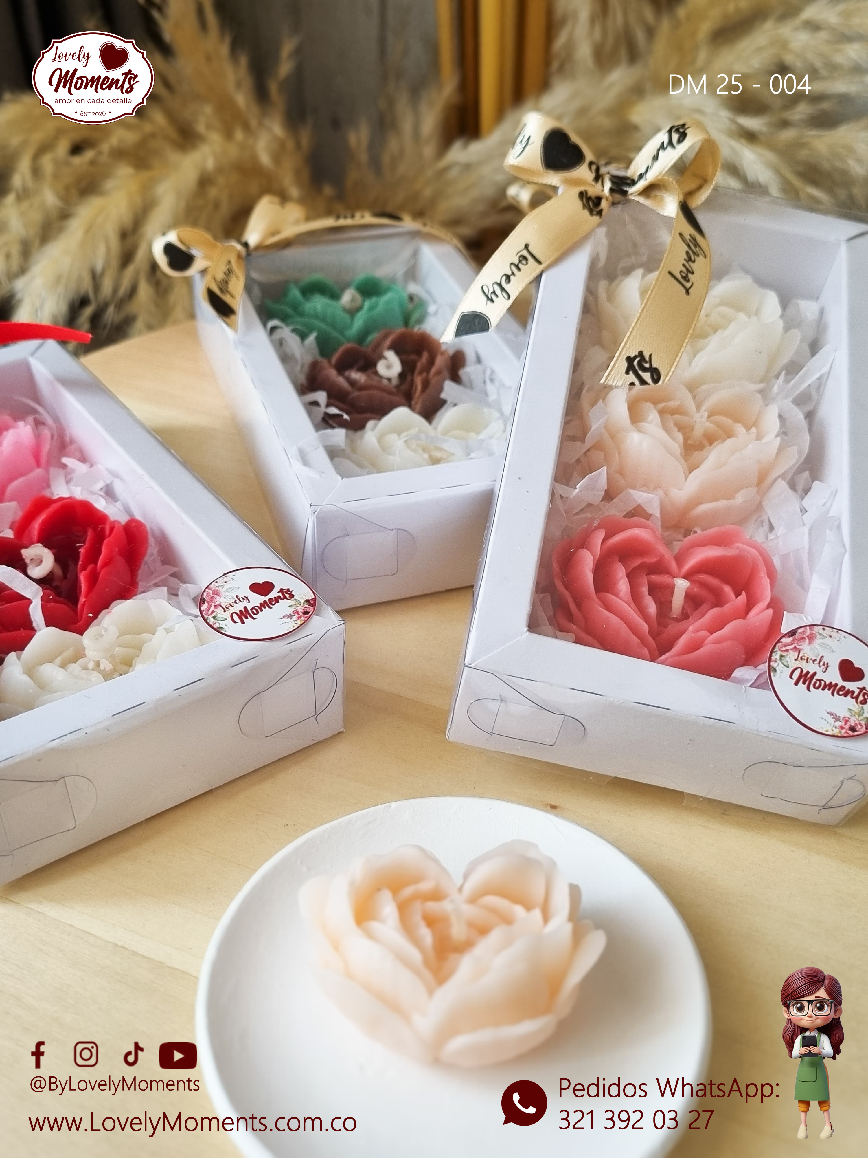 Caja de Velas x 3 | Velas Aromáticas Pereira | Regalos para empresas