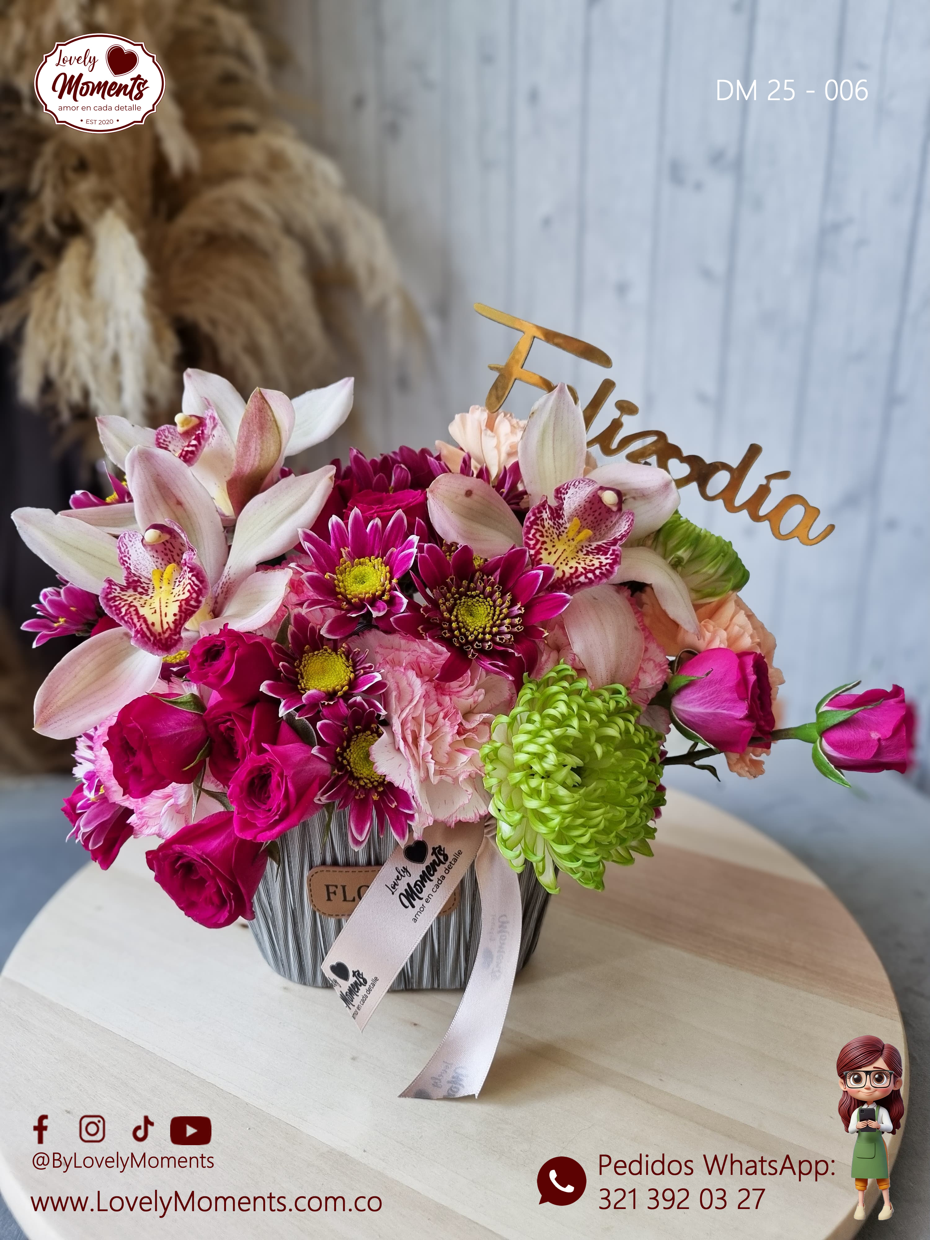 Arreglo Floral Nostalgia | Flores a Domicilio Día de las Madres Pereira Dosquebradas