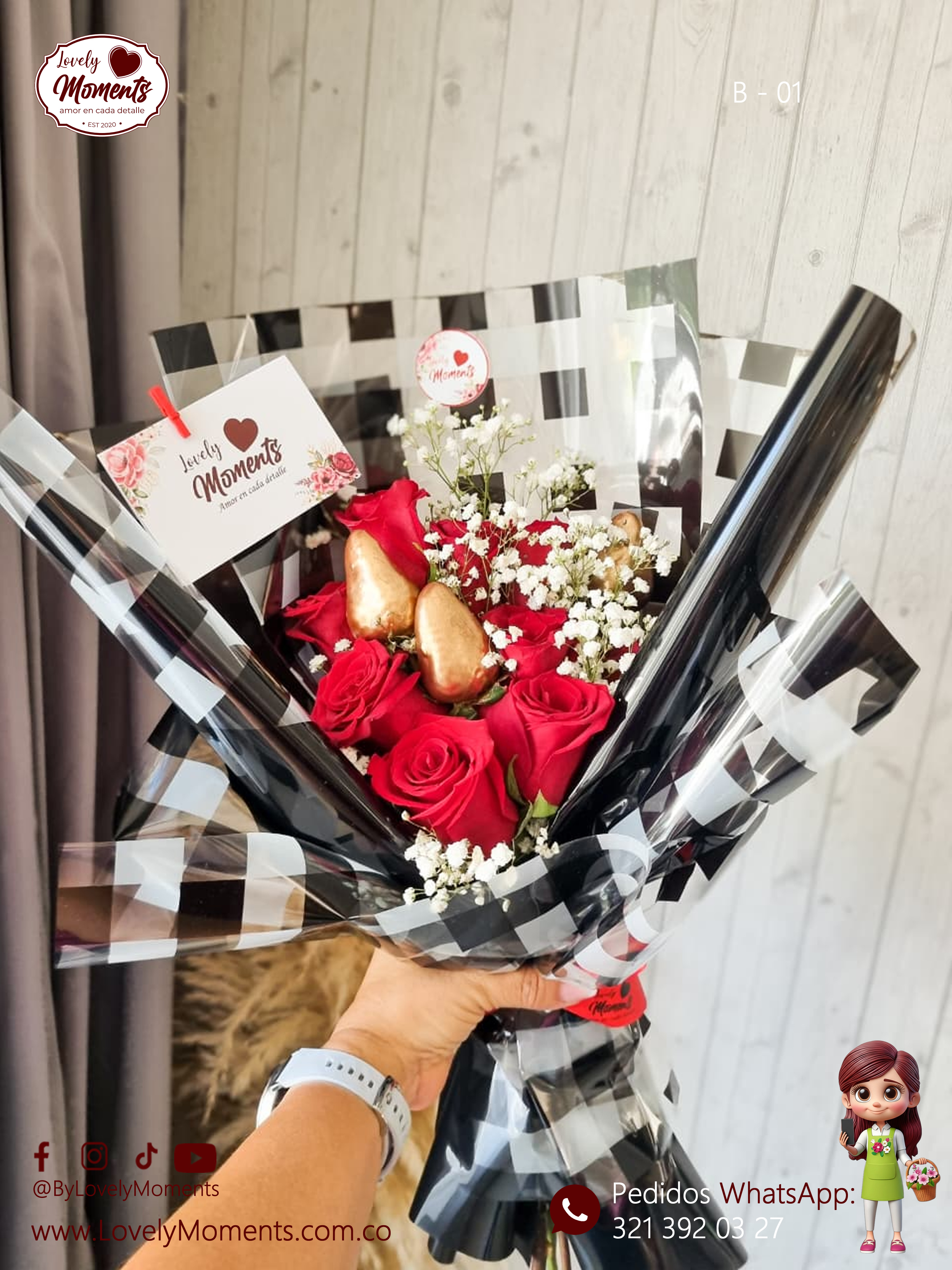 Bouquet de Rosas Touch | Rosas Pereira
