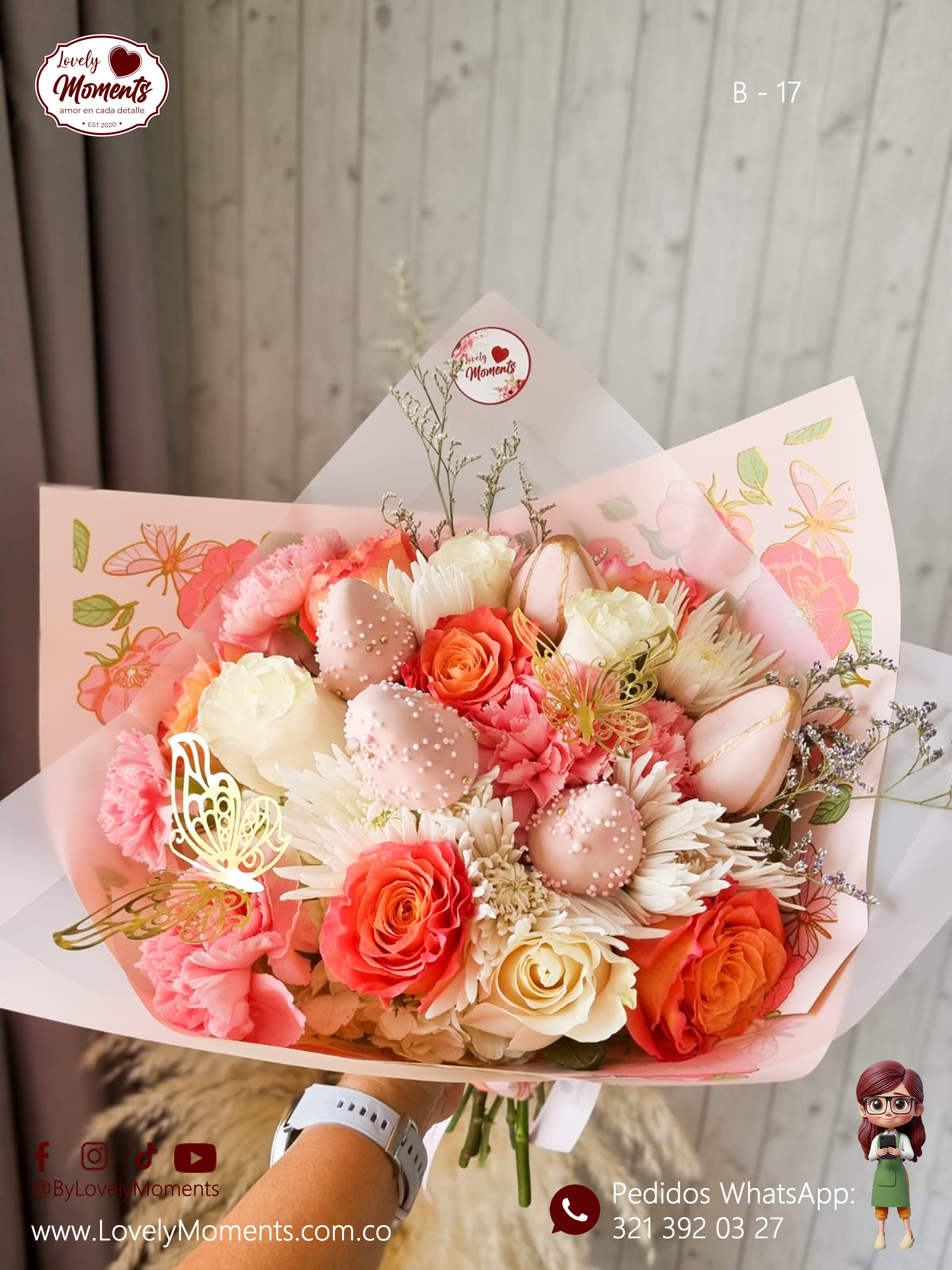 Bouquet Arcoíris | Ramos de Flores elegantes Pereira