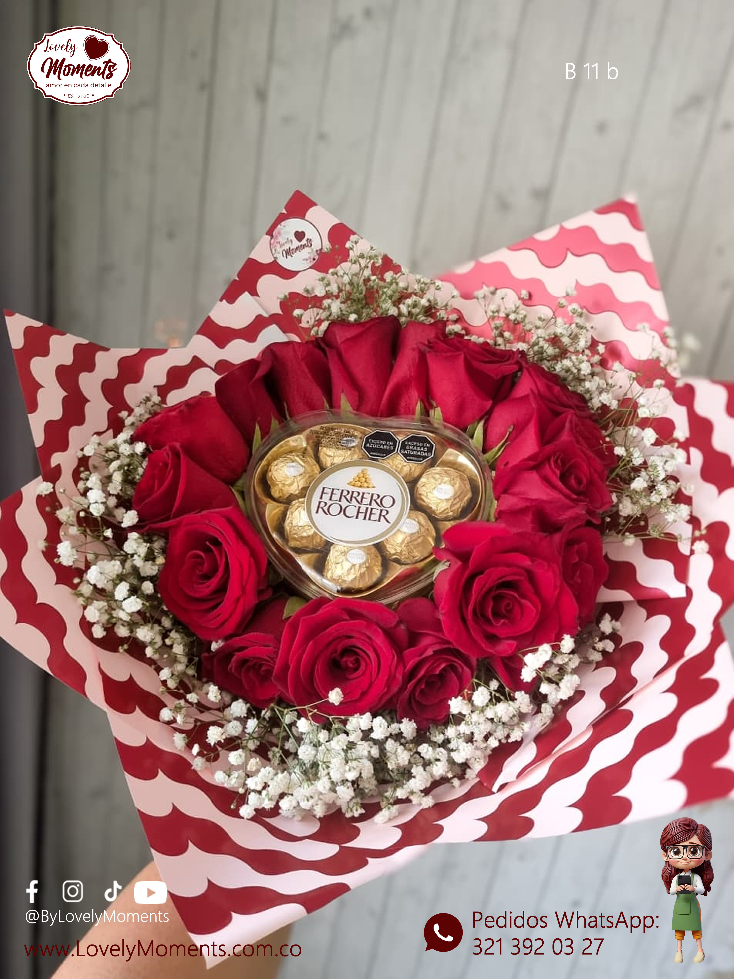 Bouquet de rosas Love | Arreglos con Rosas Pereira | Flowers Gifts