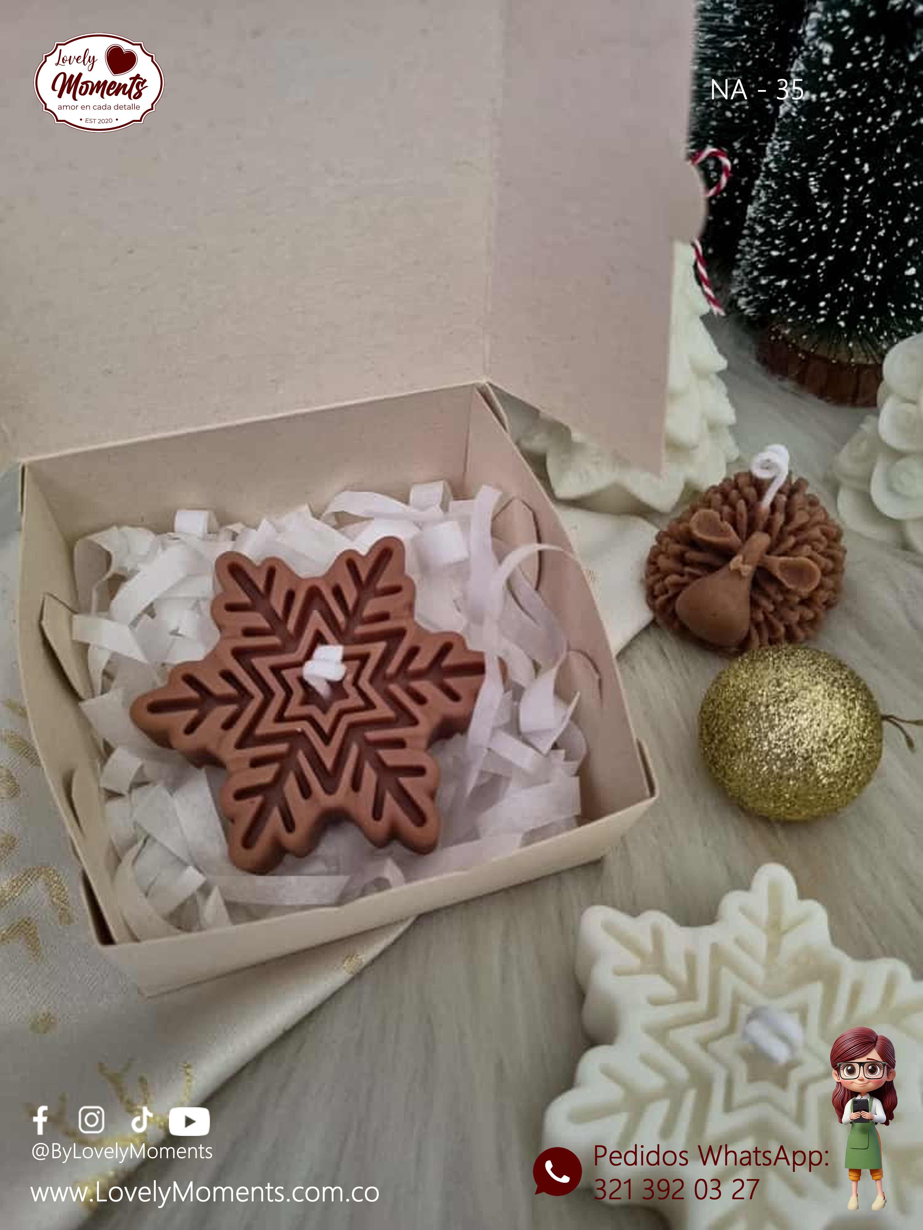 Vela Artesanal Copo de Nieve | Velas Pereira | Dosquebradas | Santa Rosa de Cabal