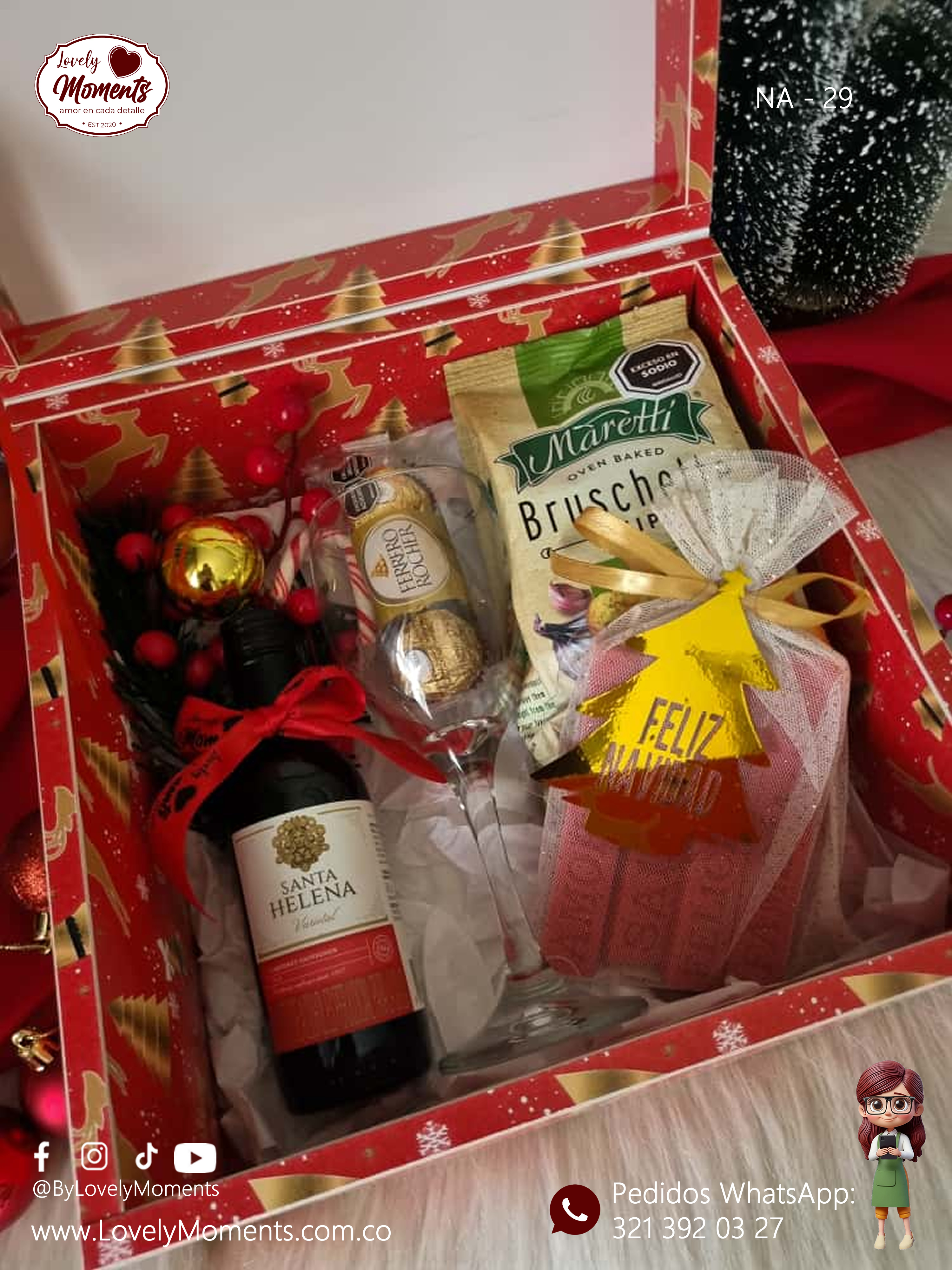 Ancheta Brindis Navideño | Anchetas de Lujo en Pereira | Dosquebradas | Santa Rosa de Cabal