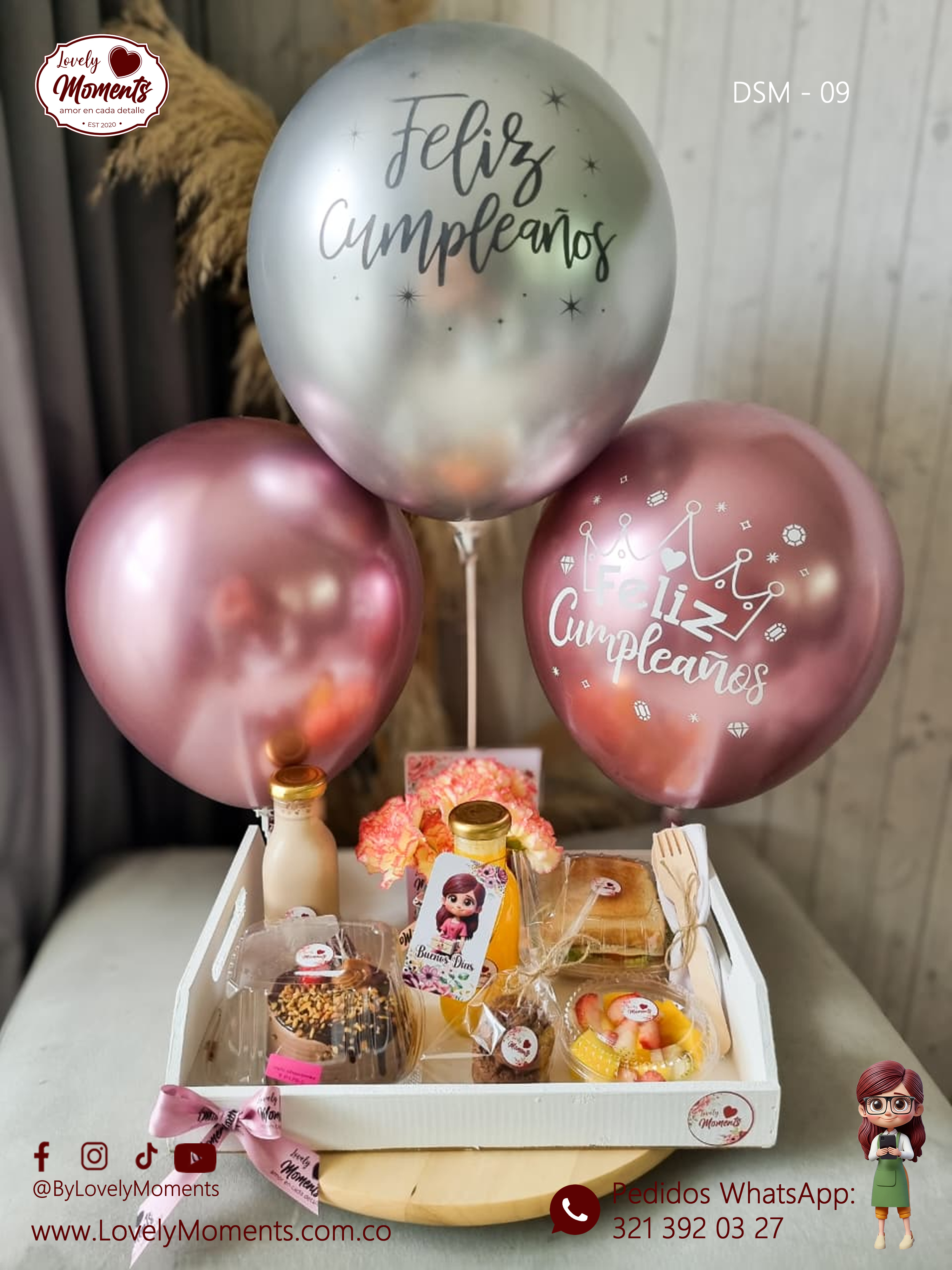 Desayuno New York a domicilio para Ella | Desayuno Sorpresa Personalizado