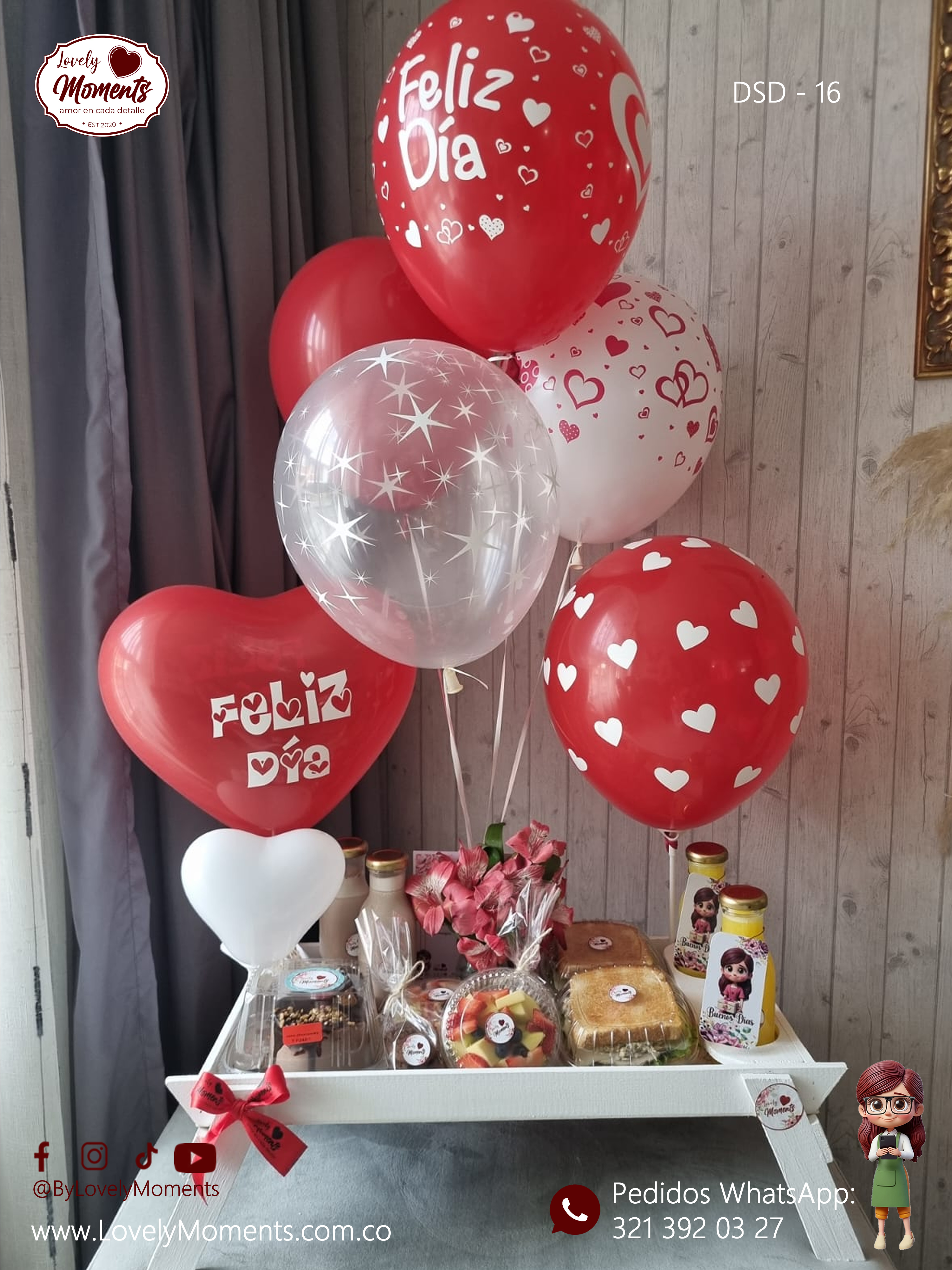 Desayuno Sorpresa para dos personas a domicilio | Pereira | Dosquebradas