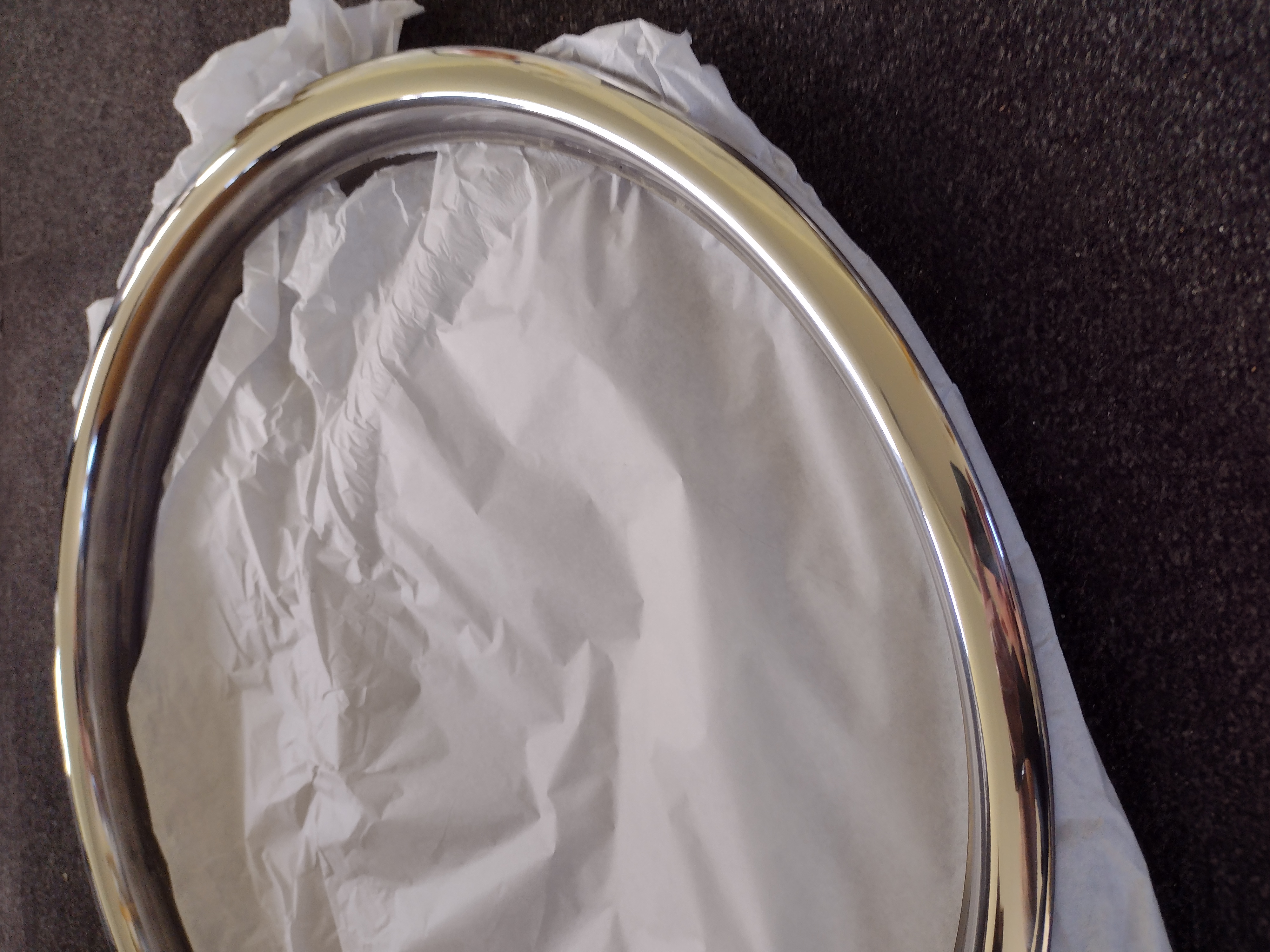 1 Single R129 Polished 18" Wheel Trim