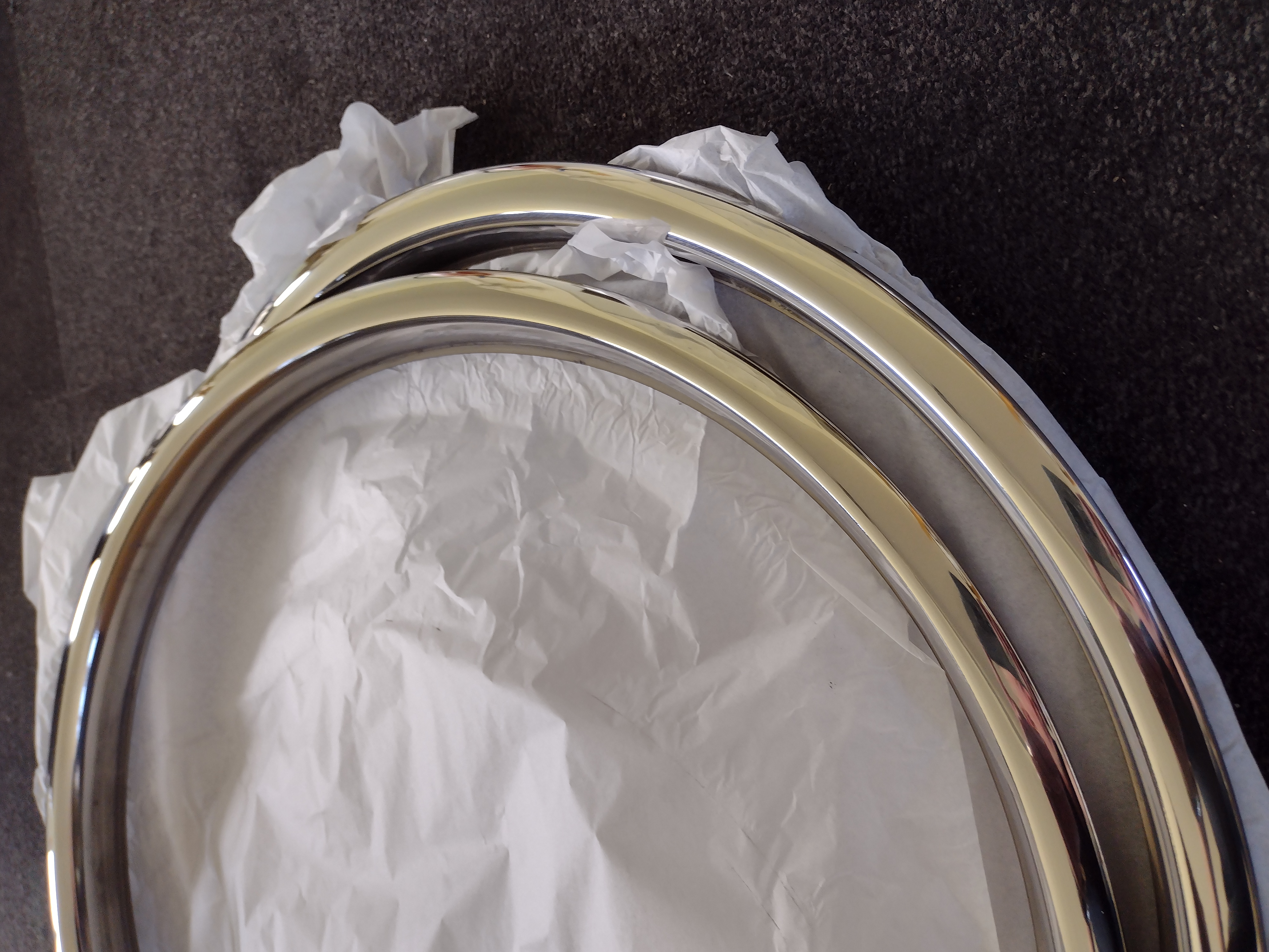 Set of 2 R129 Polished 18" Wheel Trims