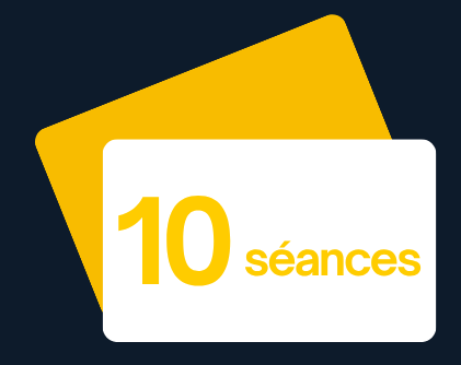 Carte de 10 séances (valable 4 mois)