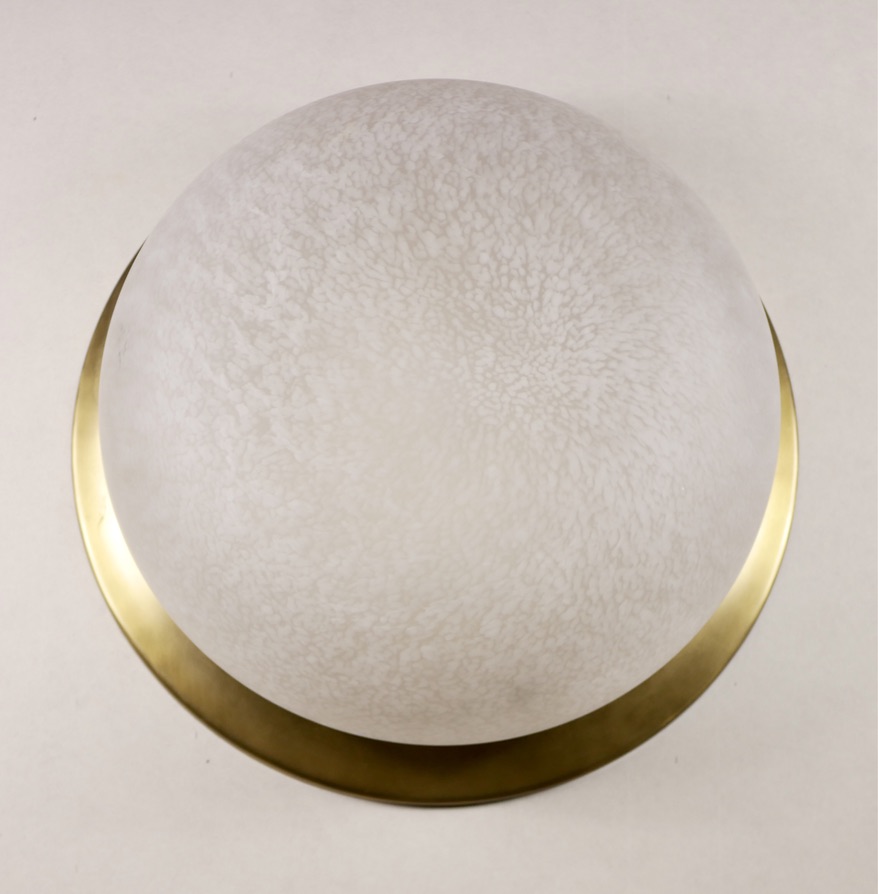 Plafonnier en verre de Murano