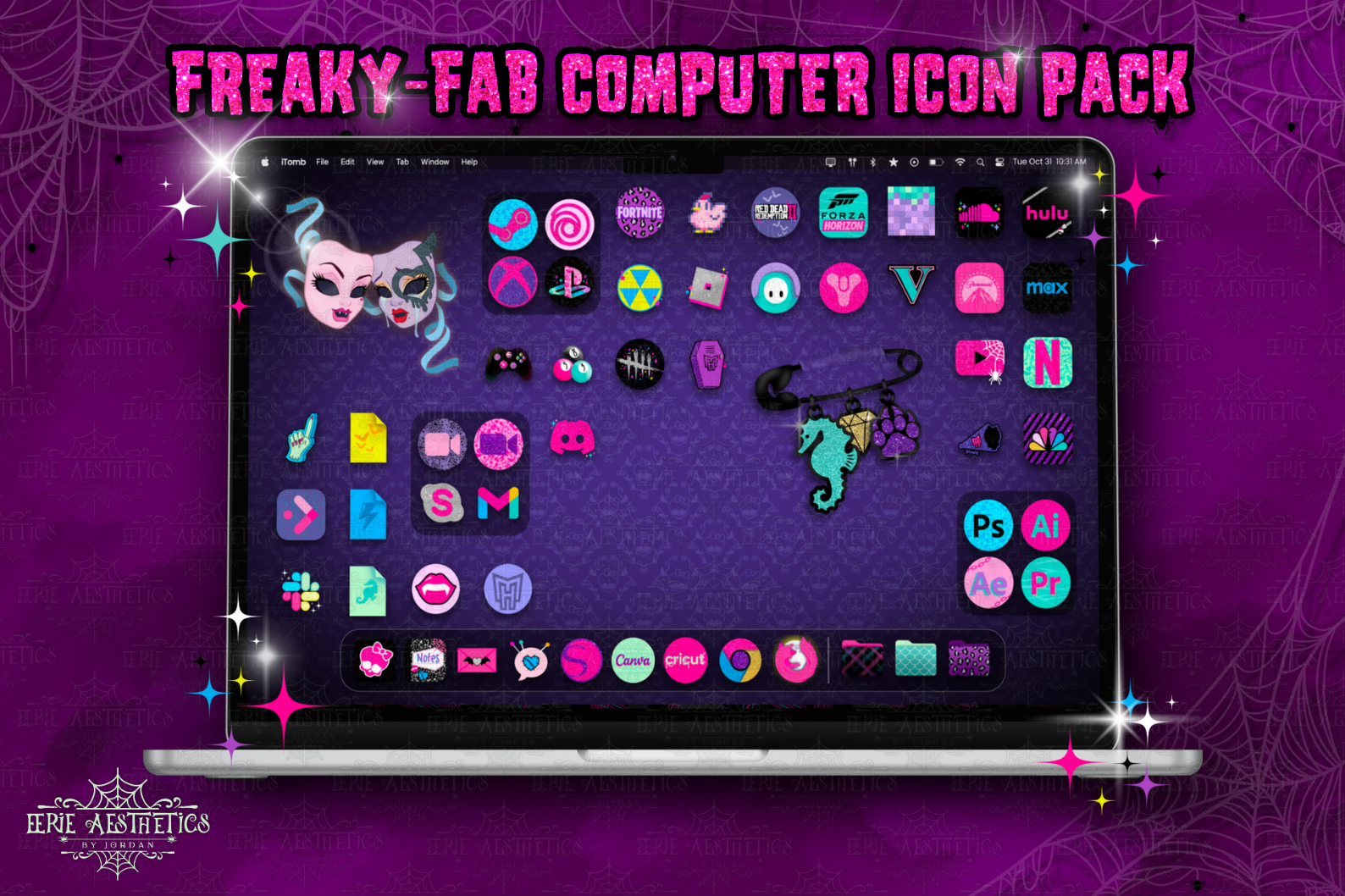 Freaky-Fab Computer Icon Pack