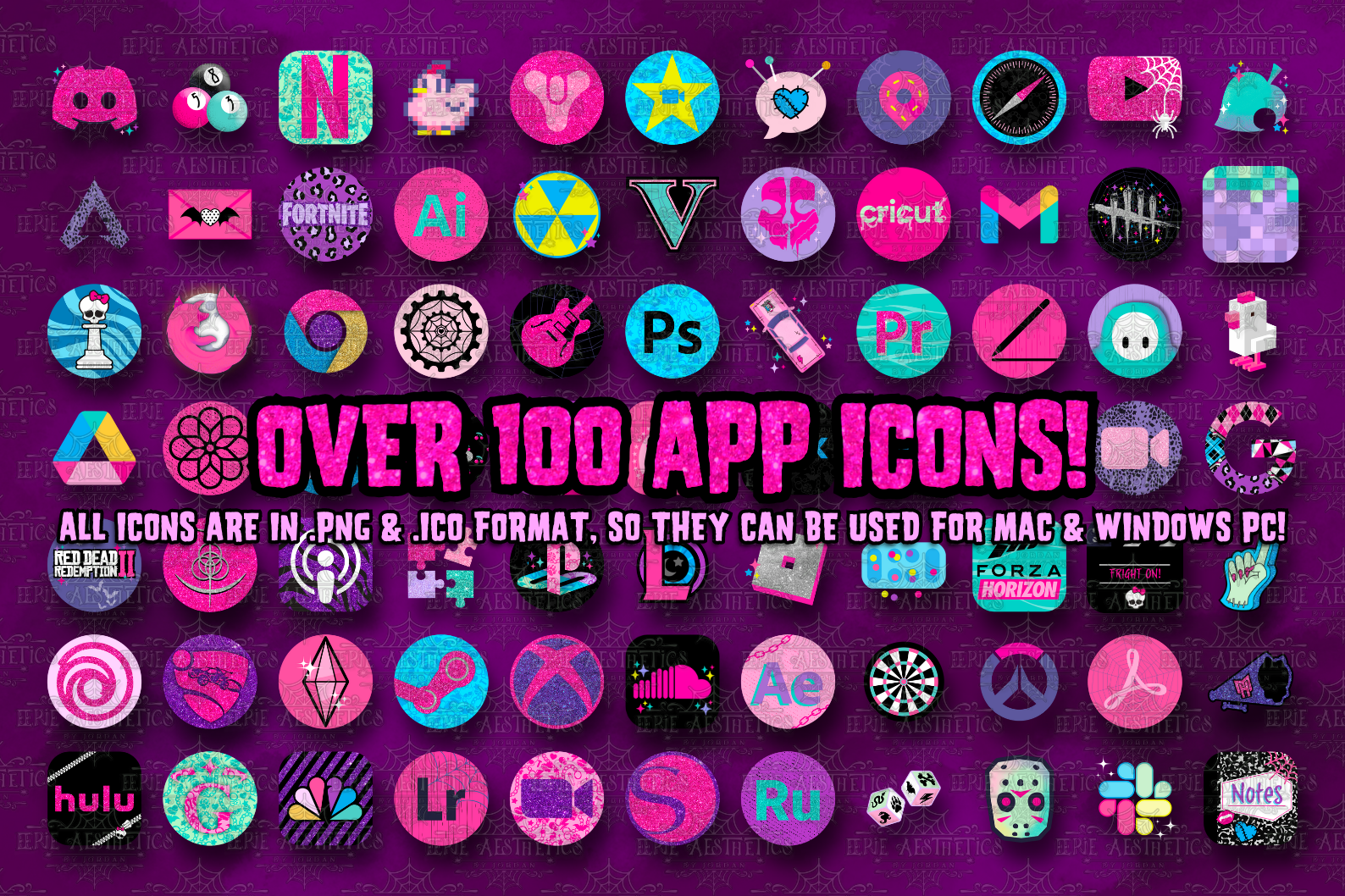 Freaky-Fab Computer Icon Pack