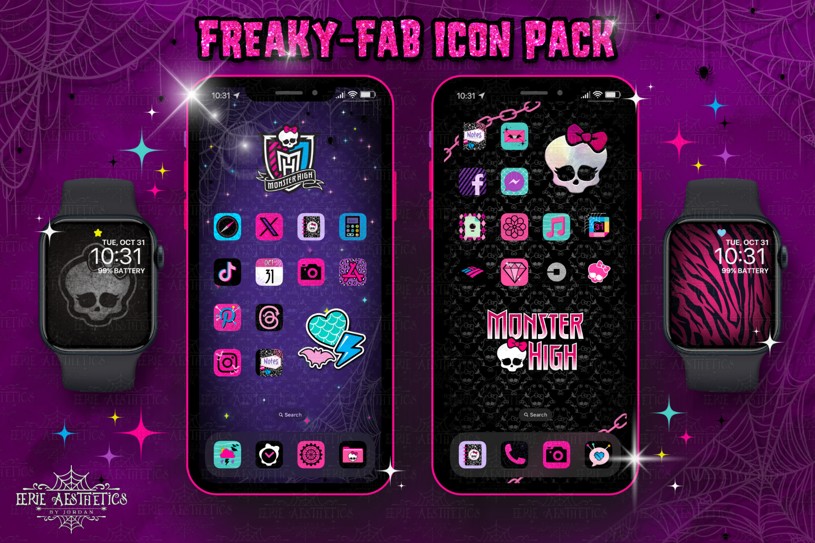 Freaky-Fab Icon & Wallpaper Pack