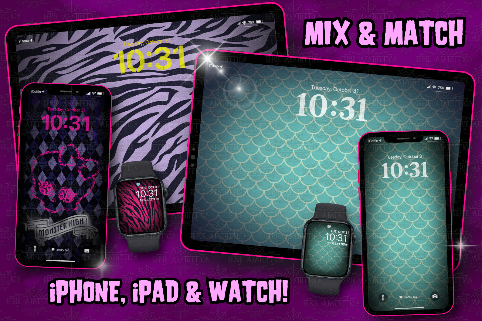 Freaky-Fab Icon & Wallpaper Pack