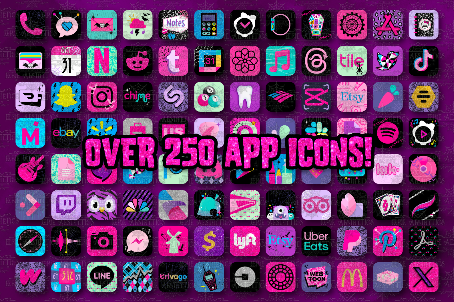 Freaky-Fab Icon & Wallpaper Pack